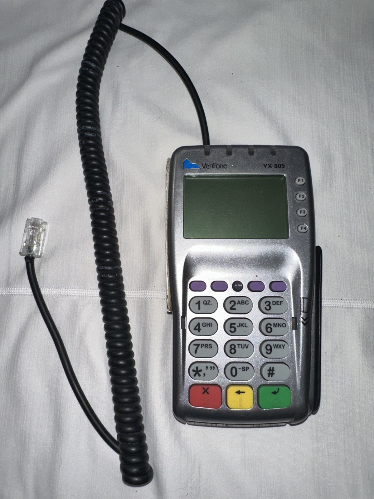 Verifone VX-805 Pin Pad Card Reader 160mb Keypad. Untested, sold as is.