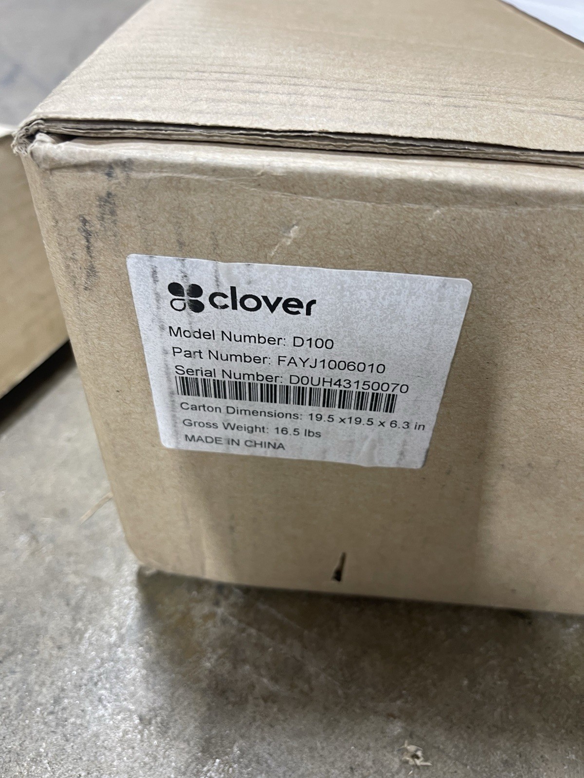 NEW! Clover XL 24” kitchen display system + Clover Cash Drawer.