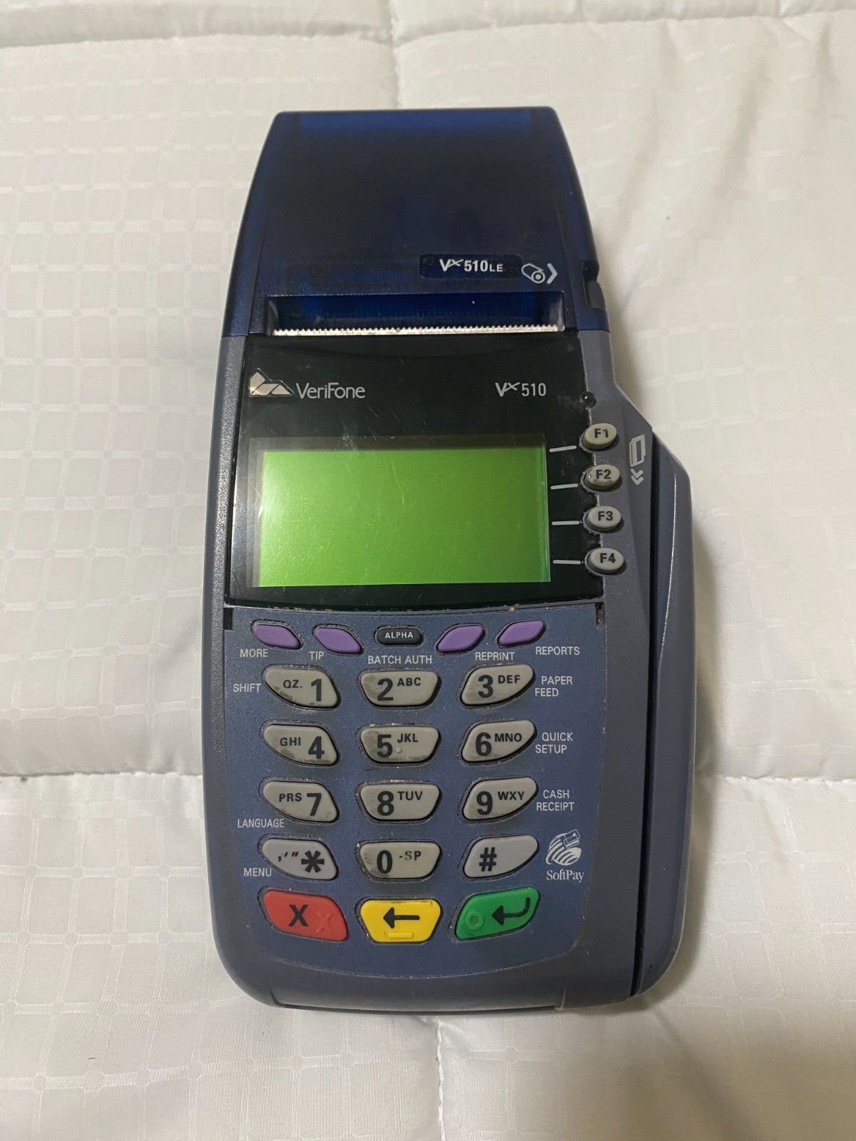 VeriFone VX510 POS Credit Card Reader Terminal Used