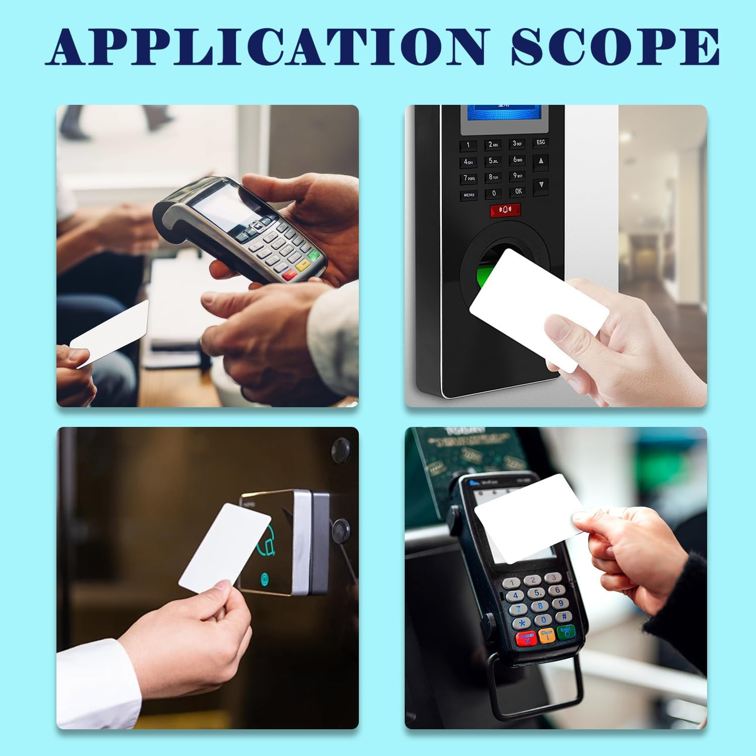 30pcs Inkjet NFC Cards Printable NFC Cards Programmable NFC Tags Ntag215 NFC Bus