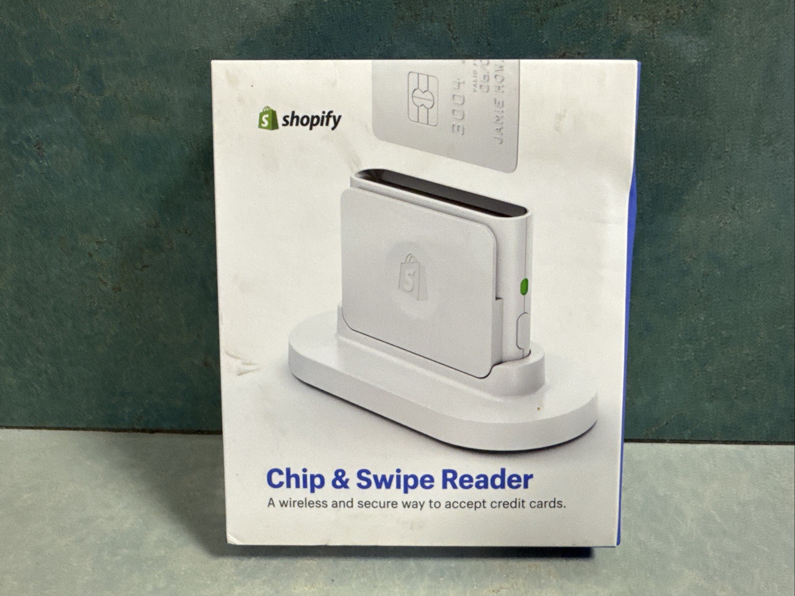 Shopify Chip and Swipe Credit Card Reader Wireless White Model S1701 – NEW
