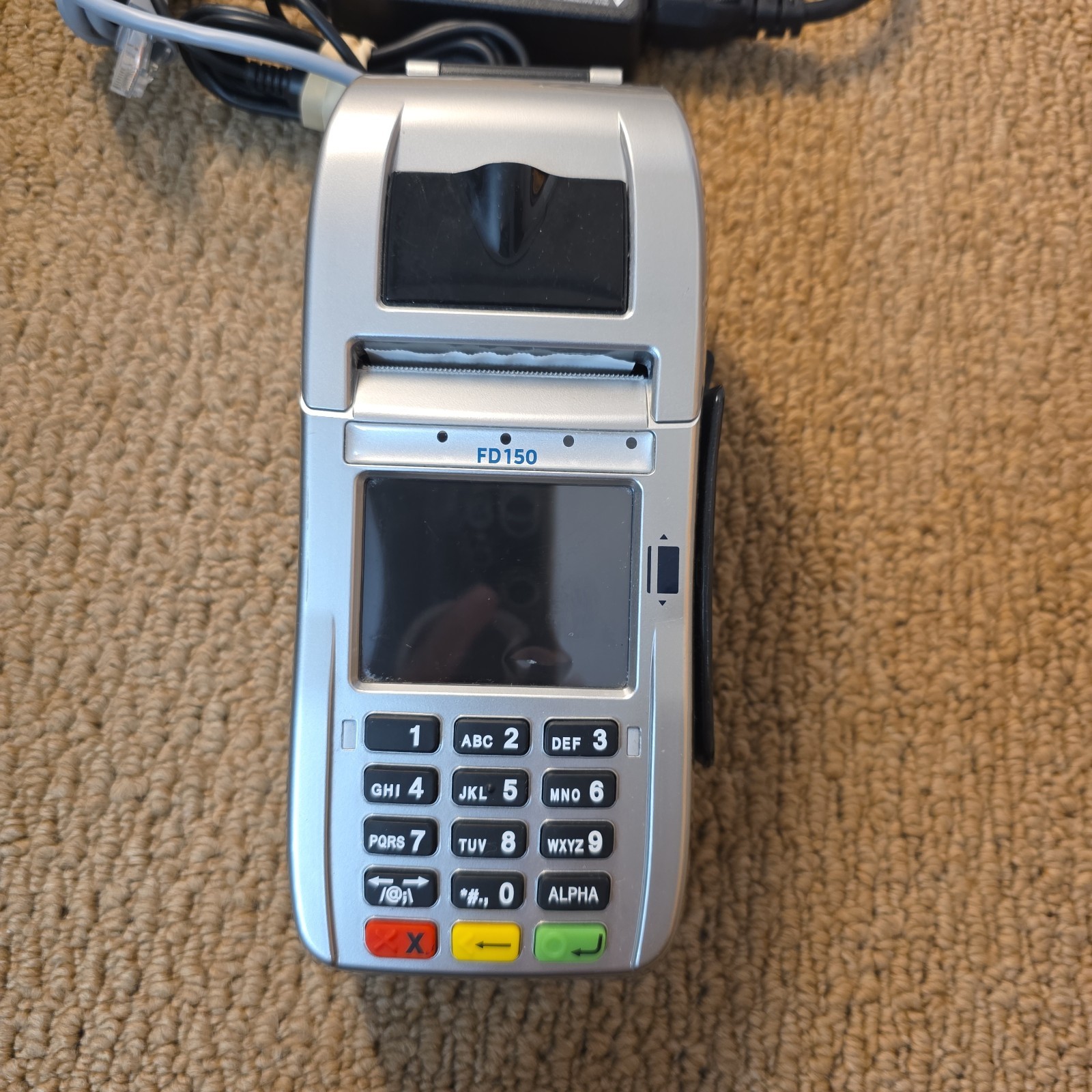 First Data FD150 EMV Contactless Credit Card Terminal Dial/IP WiFi ** Tested