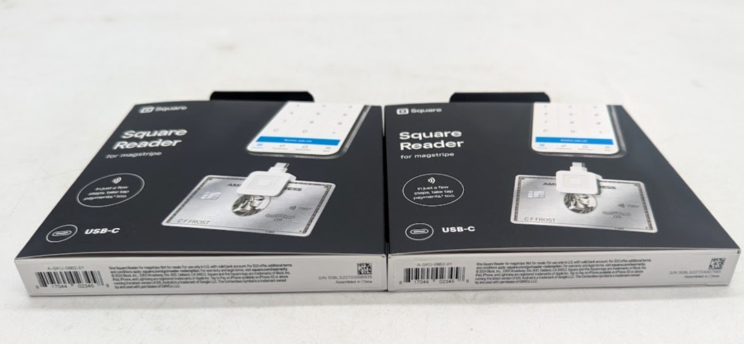 *NEW LOT OF 2* Square SQUARE READER-TYPE-C