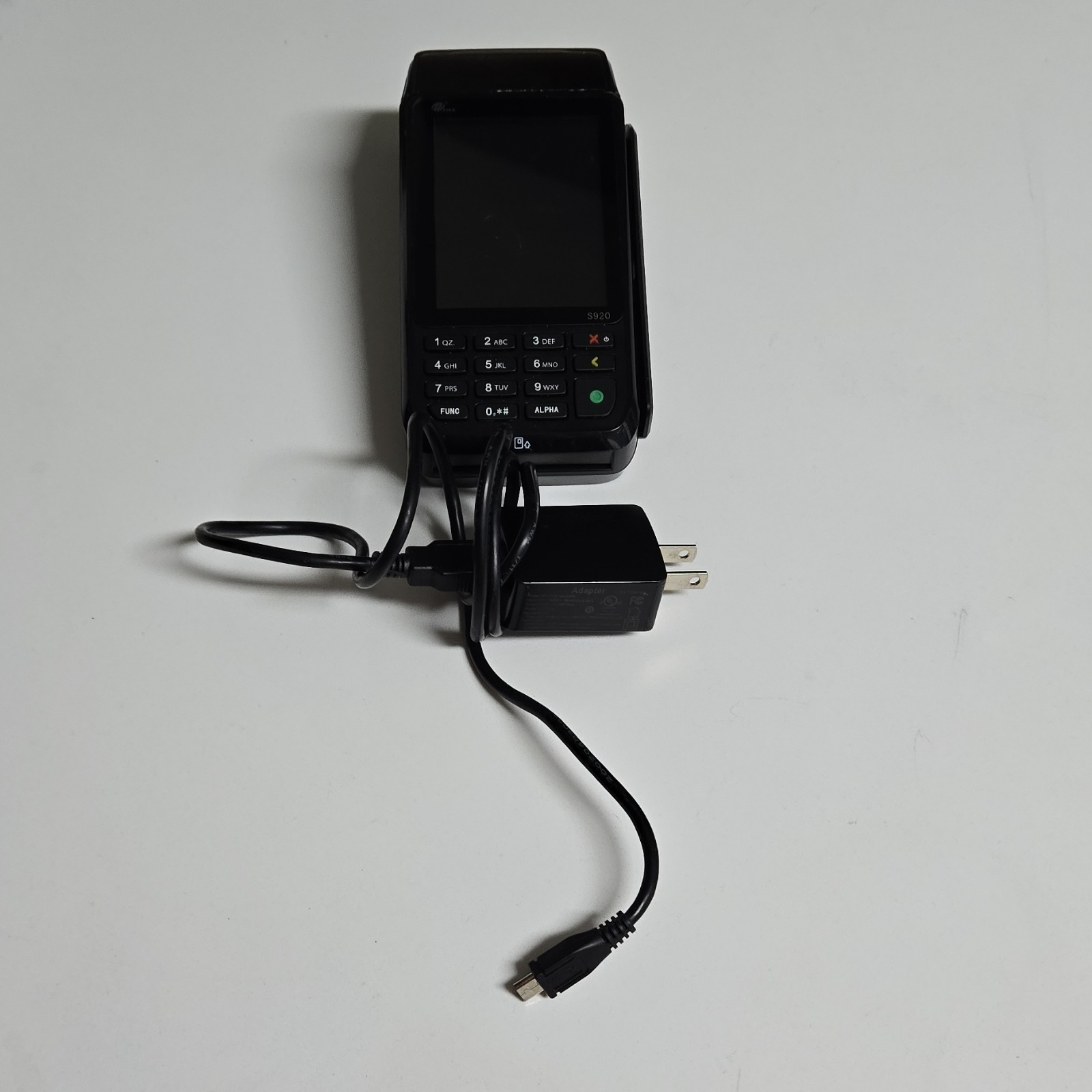 PAX S920 Wireless Credit Card Terminal with Power Adapter