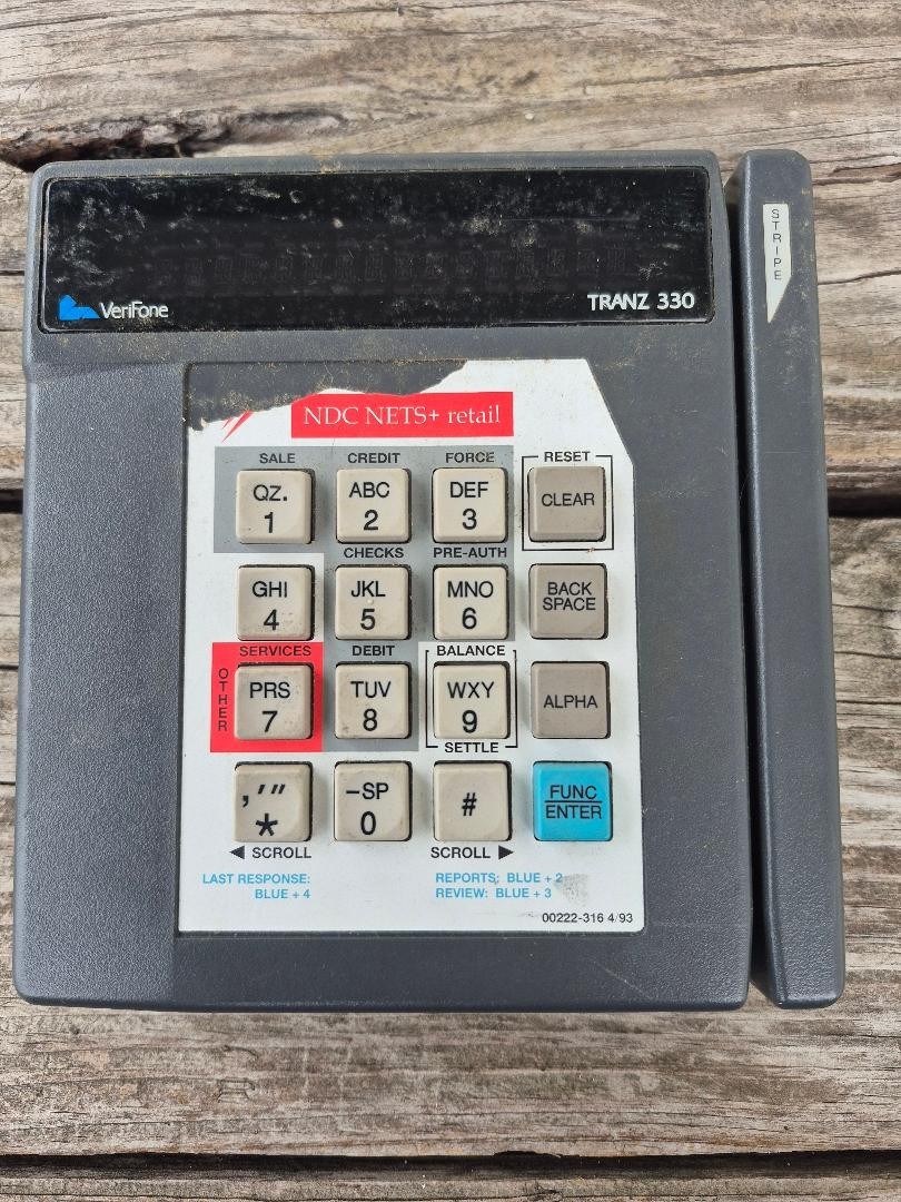 VerifoneTranz 330 Credit Card Terminal, tested, works, with power cord