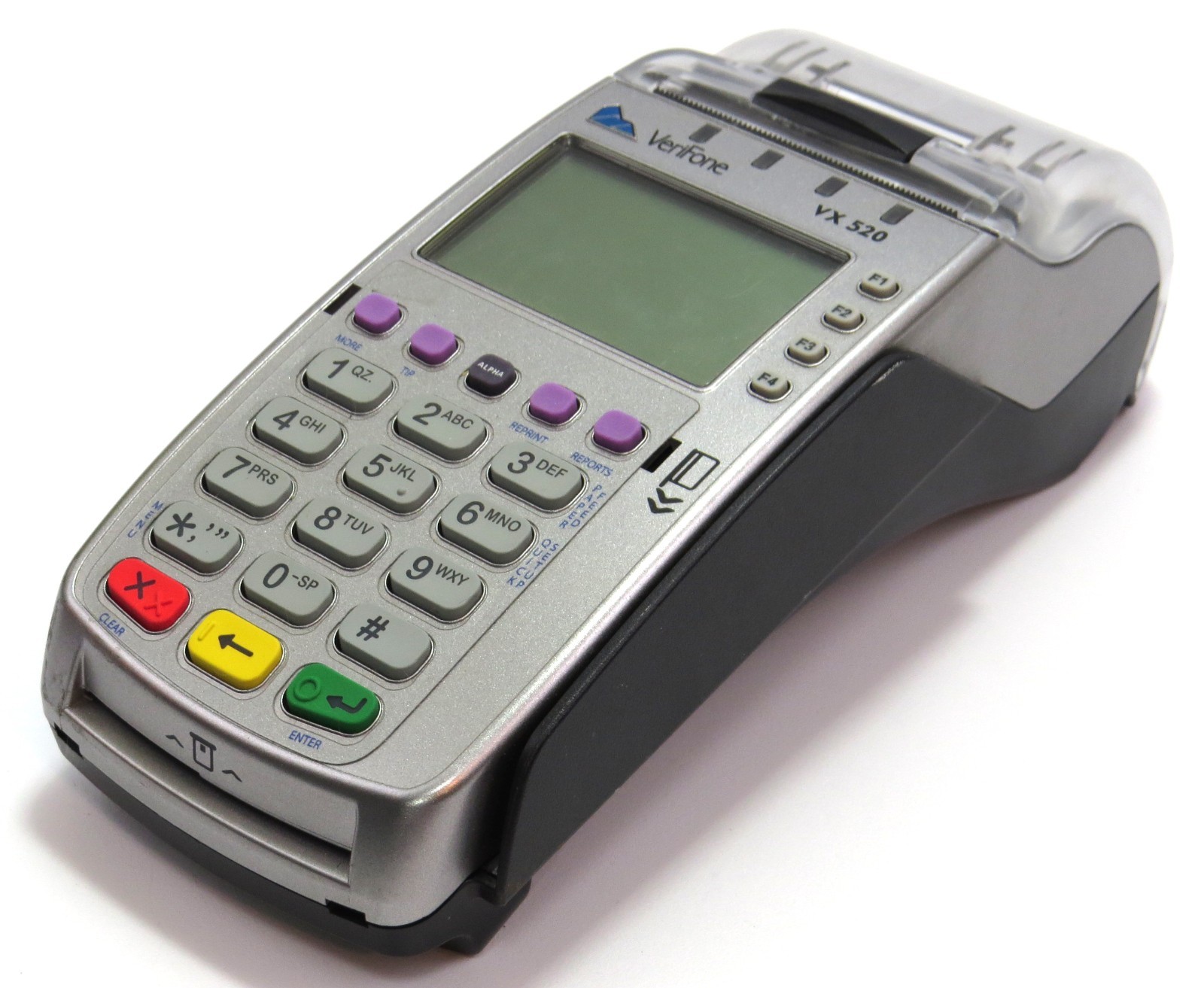 Verifone VX520 POS Credit Card Machine, LCD Screen, UNTESTED for Parts/Repair