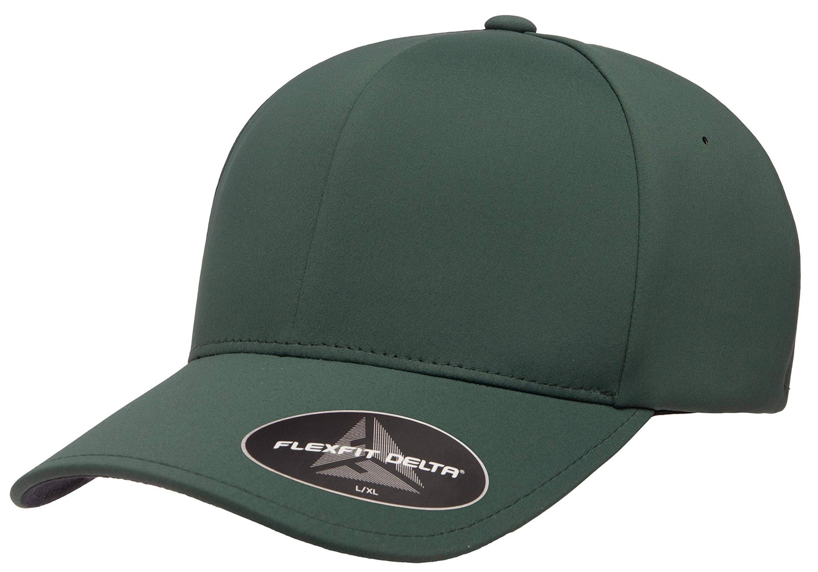 Flexfit Men’s Delta Seamless Baseball Cap, Spruce, Small-Medium Black