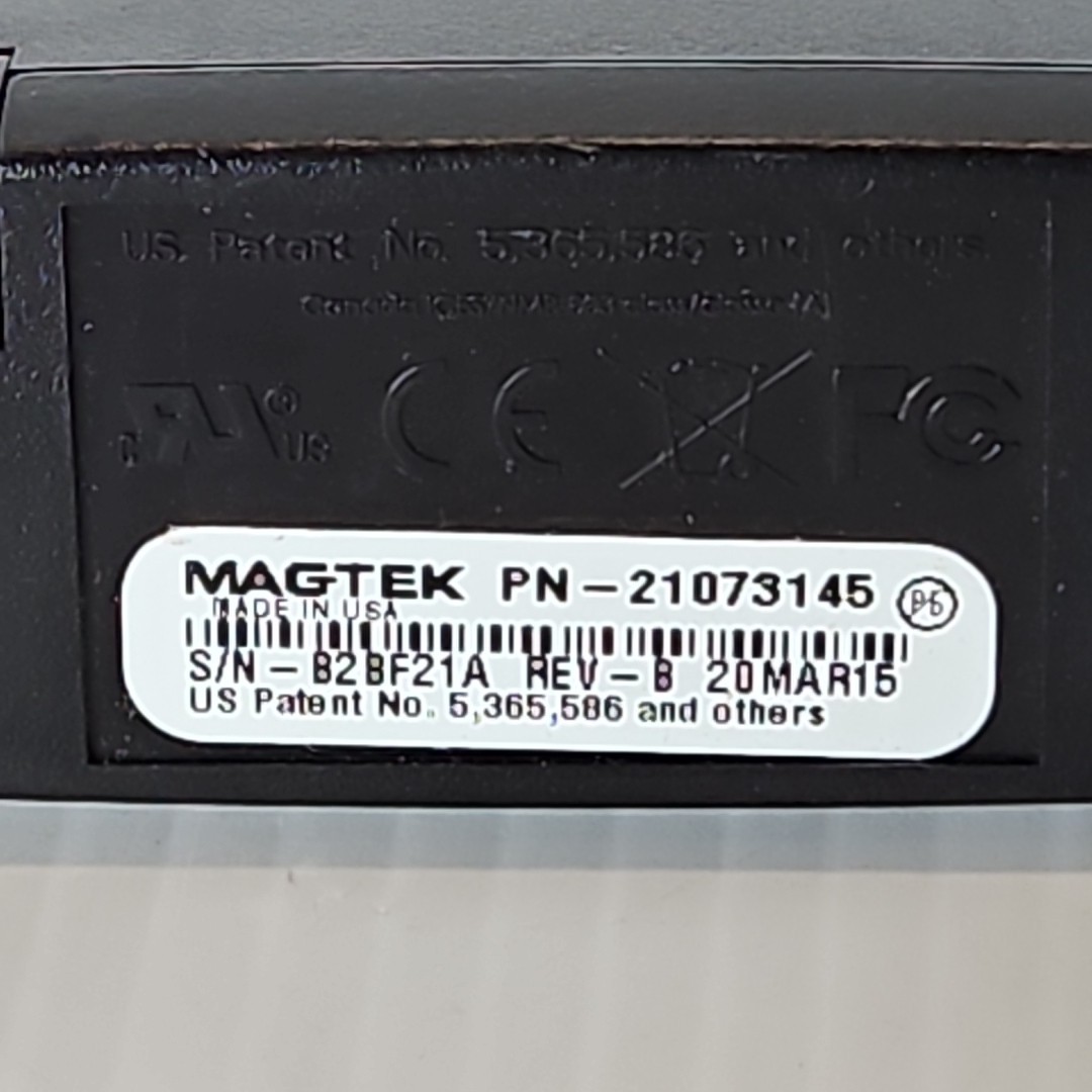 MagTek USB Magnetic Stripe Card Reader MSR 21073145