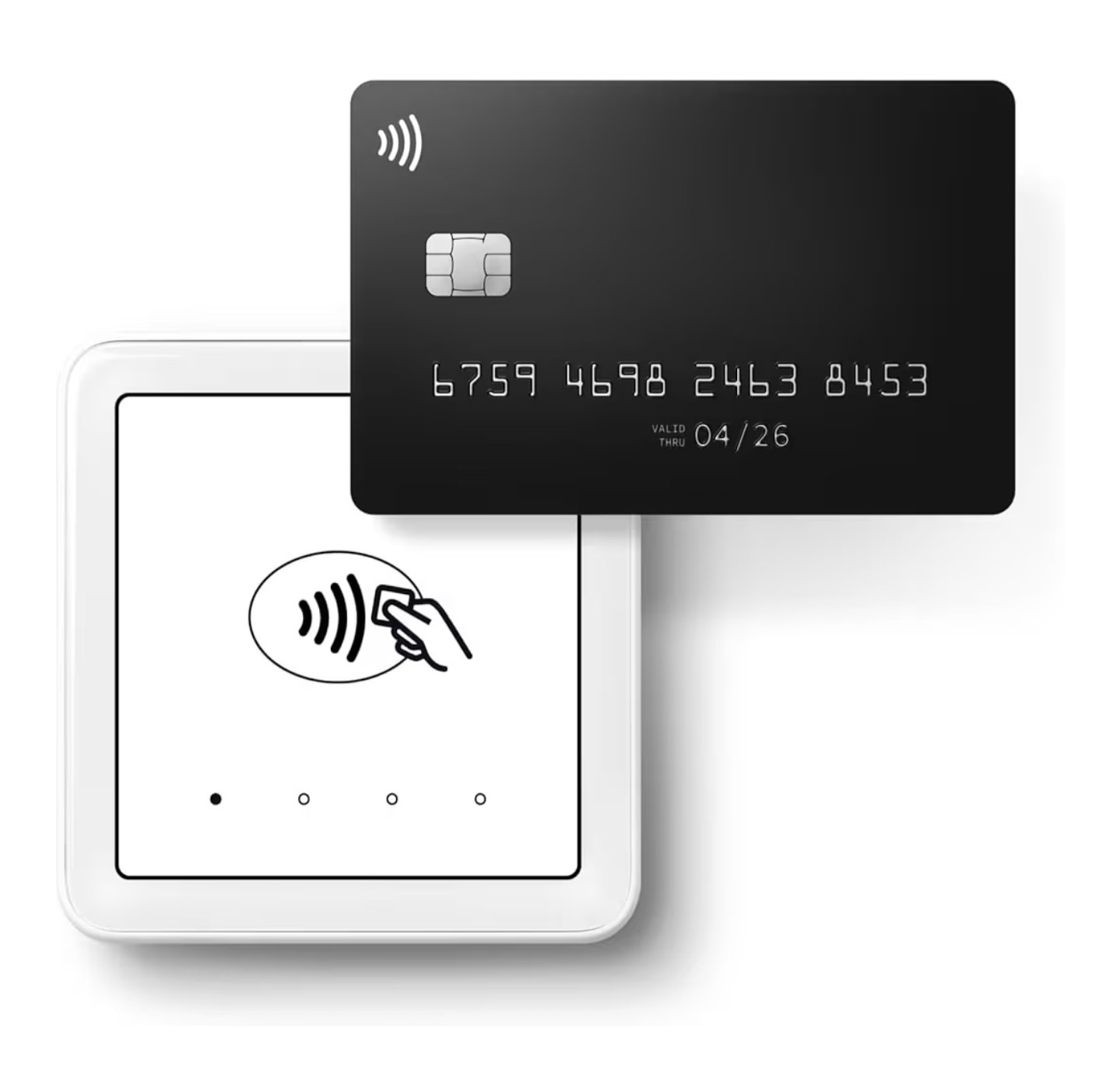 SumUp Solo Credit Card Payment Card Reader with Charging Station. Full Touch-Scr
