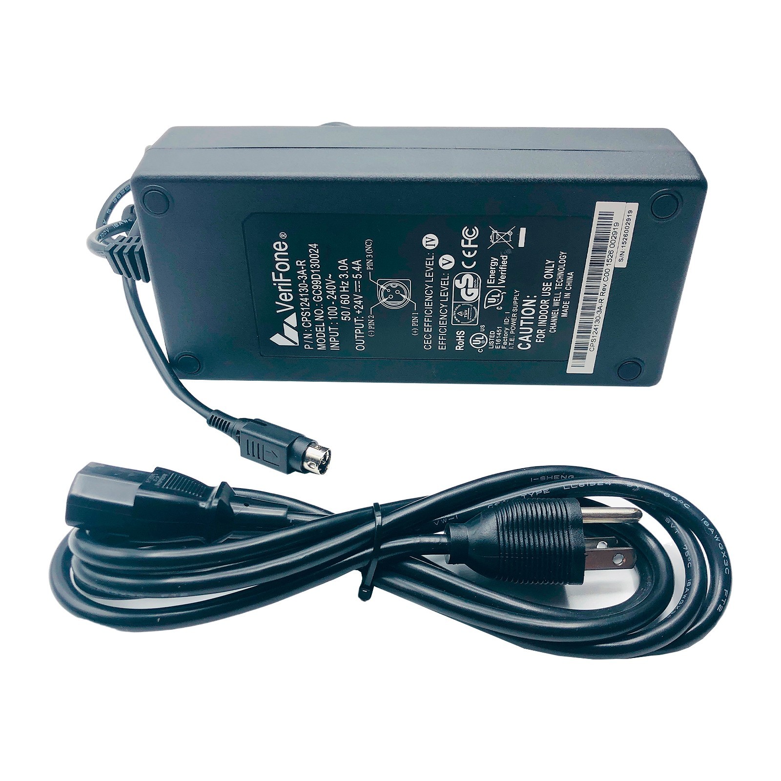 Original VeriFone GC99D130024 24V 5.4A AC Adapter 130W Power Supply OEM
