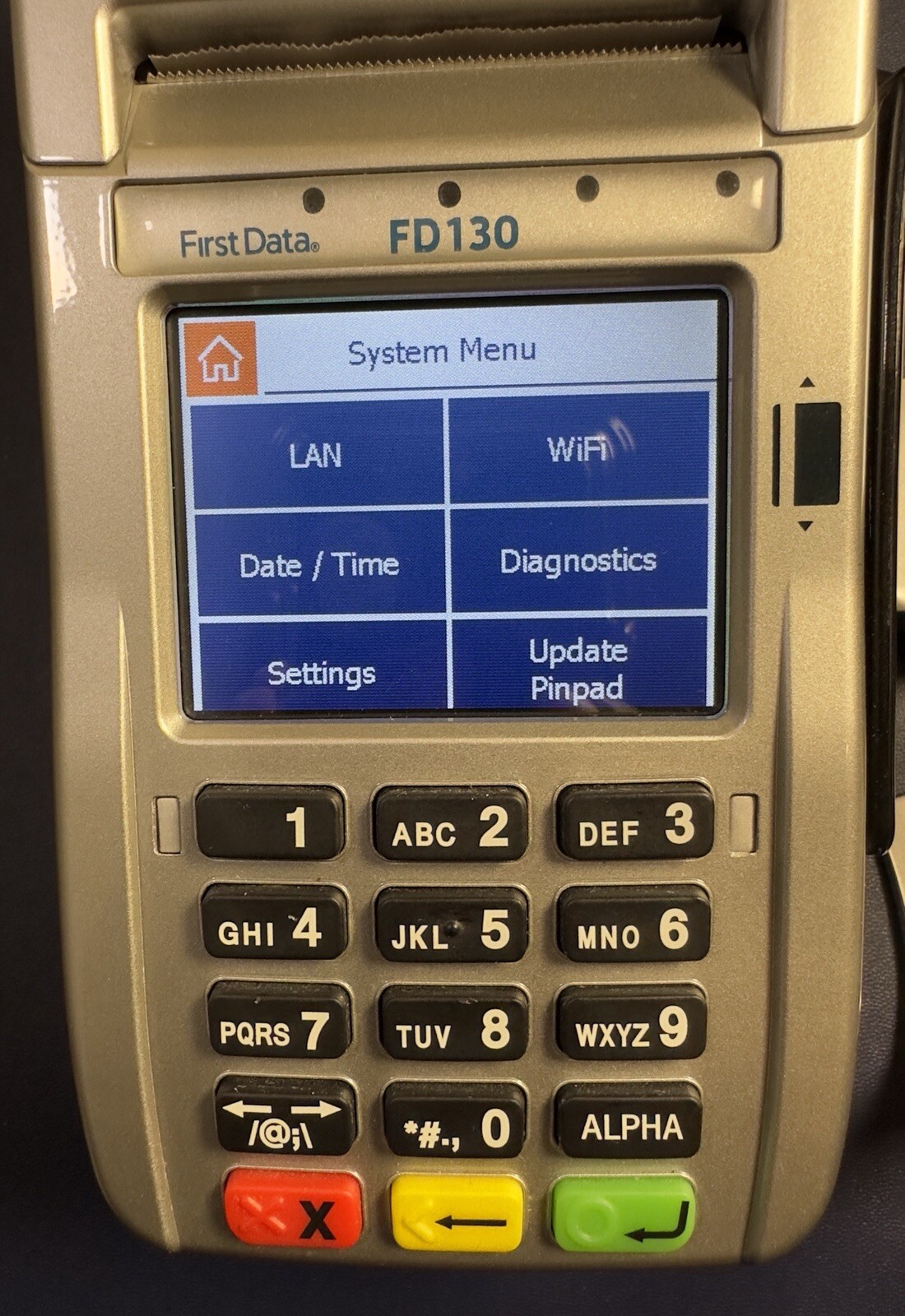 First Data FD130 Credit Card Terminal With POWER SUPPLYS
