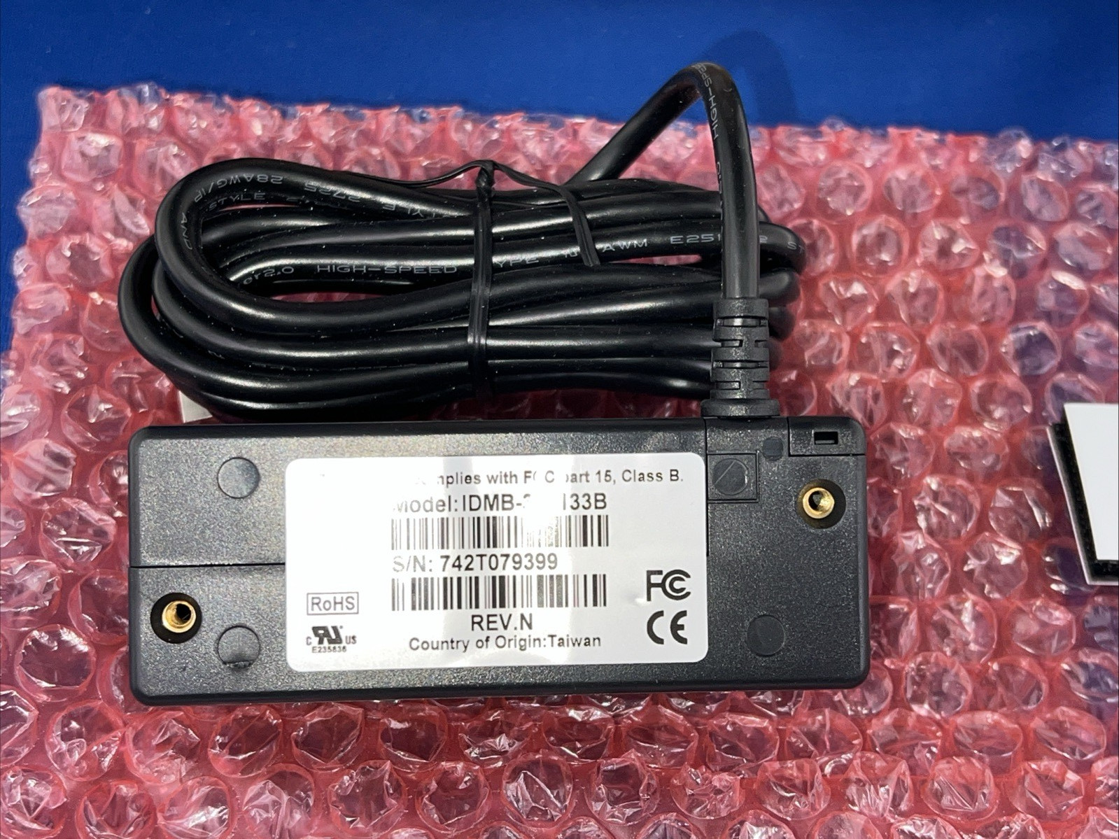 LOT 5x IDTech IDMB-334133B USB Magnetic Stripe Card Readers POS NEW BOX