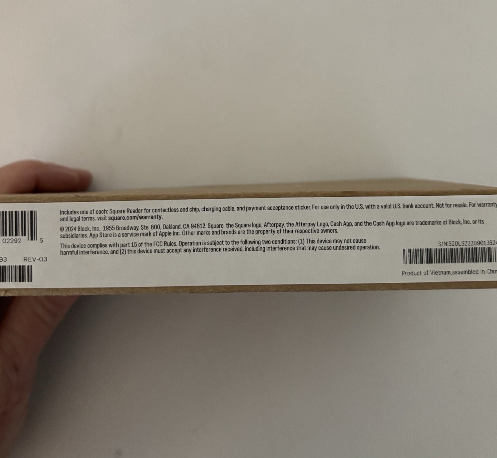 Square Contactless And Chip Card Reader A-SKU-0793