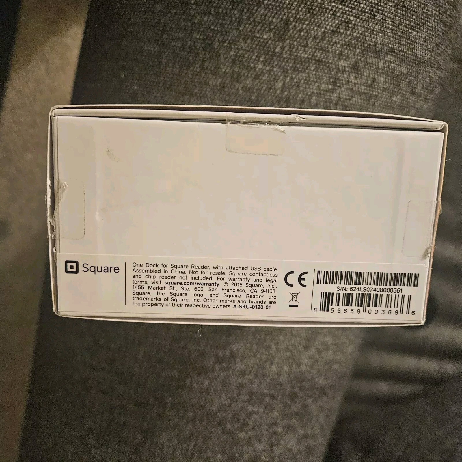 Dock for Square Reader Contactless Credit Card Reader “DOCK ONLY” New Open Box