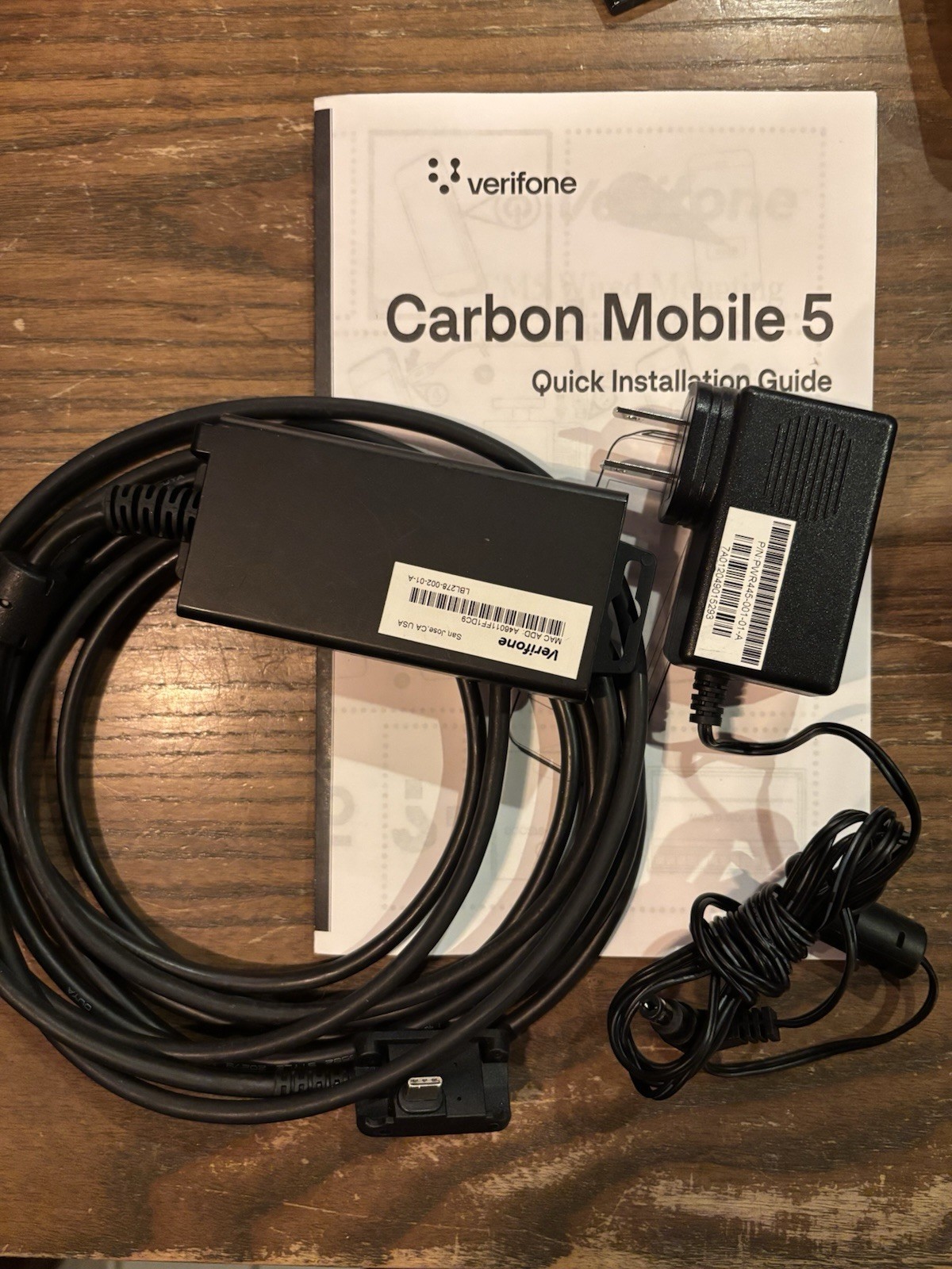 Verifone (MSC445-021-01-A) M4 PoE ETH Ethernet Cable Assembly With Power Supply