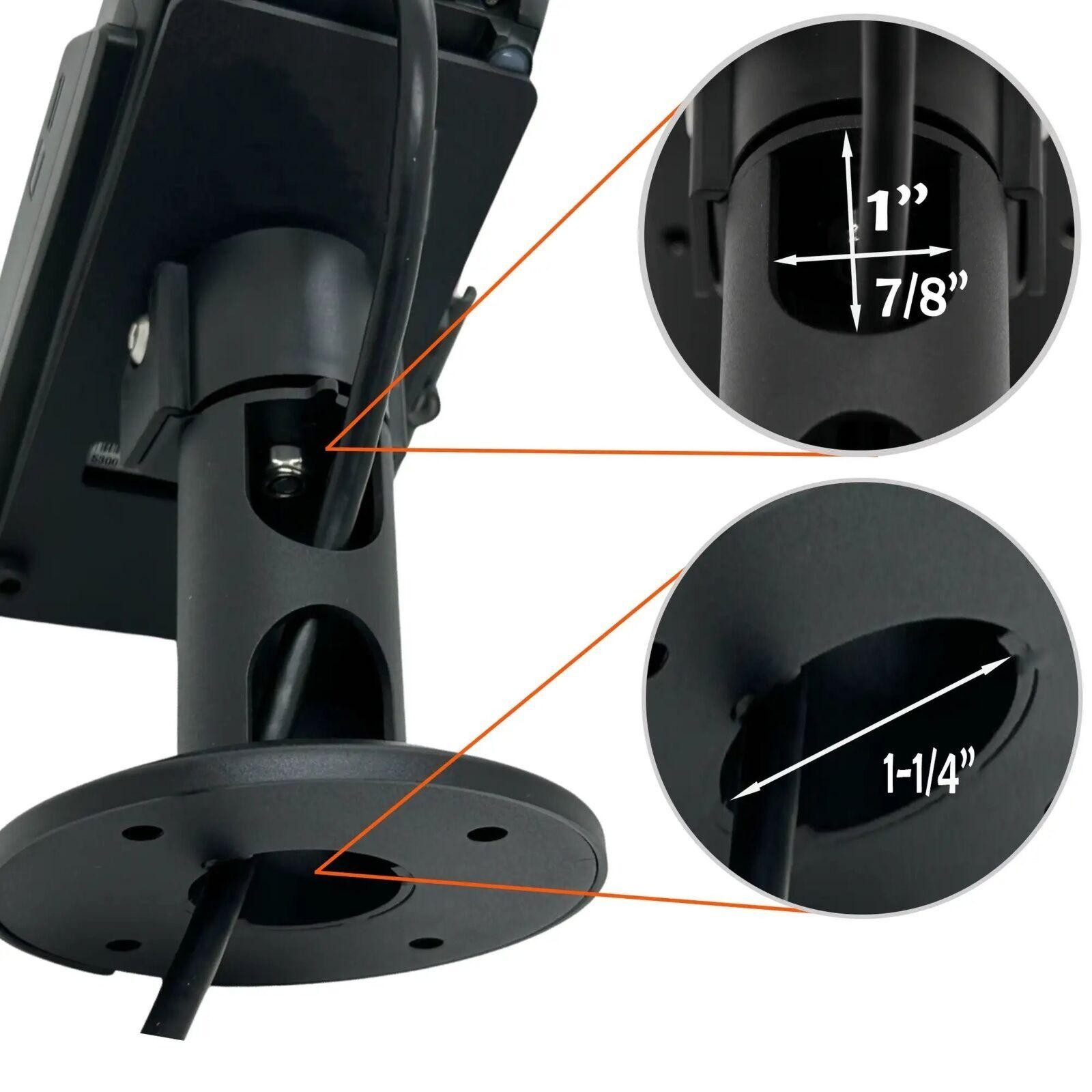 Point of Sale Swivel Stand for Dejavoo Z8 & Z11 Credit Card Machine Terminal