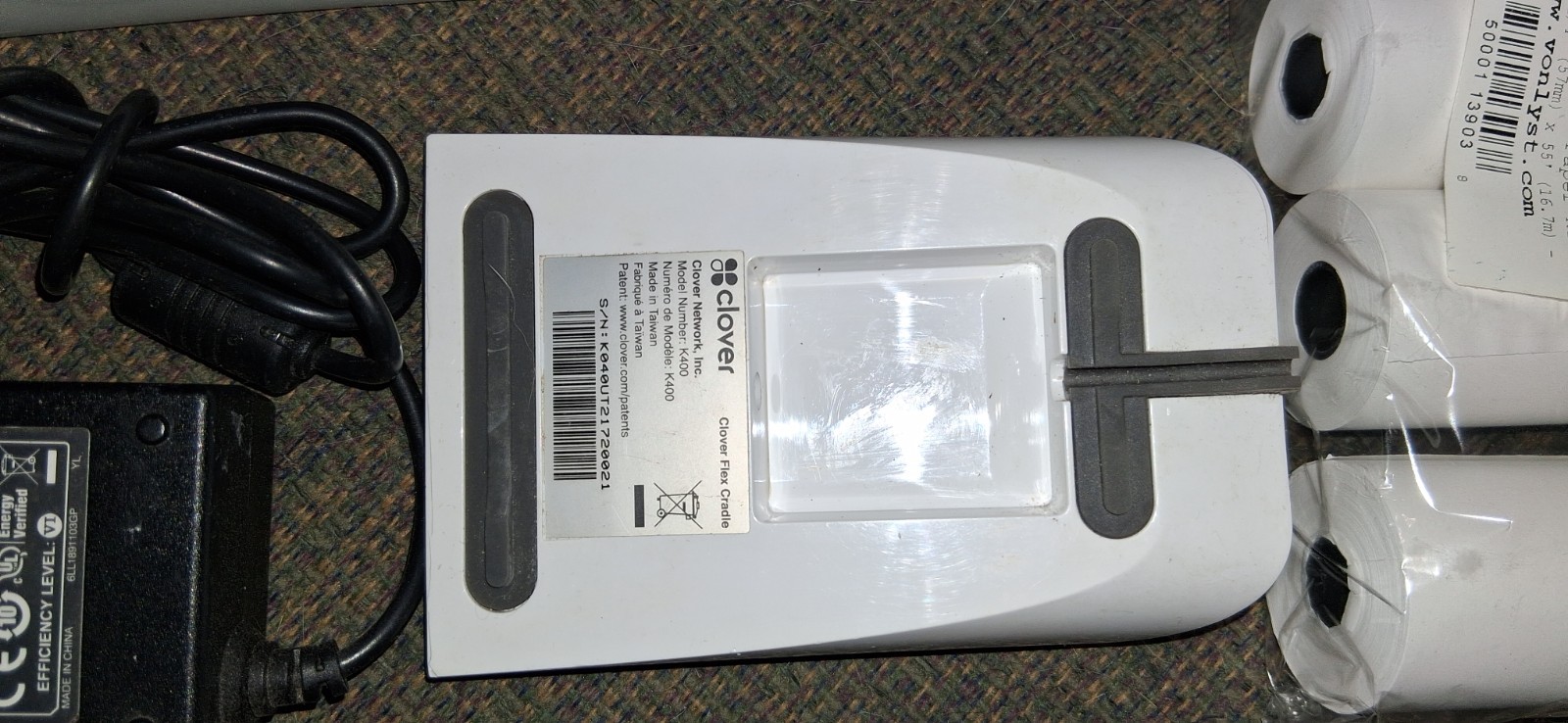 Clover Flex Machine Credit Card Machine Version 4. 01 Takes All Forms Of