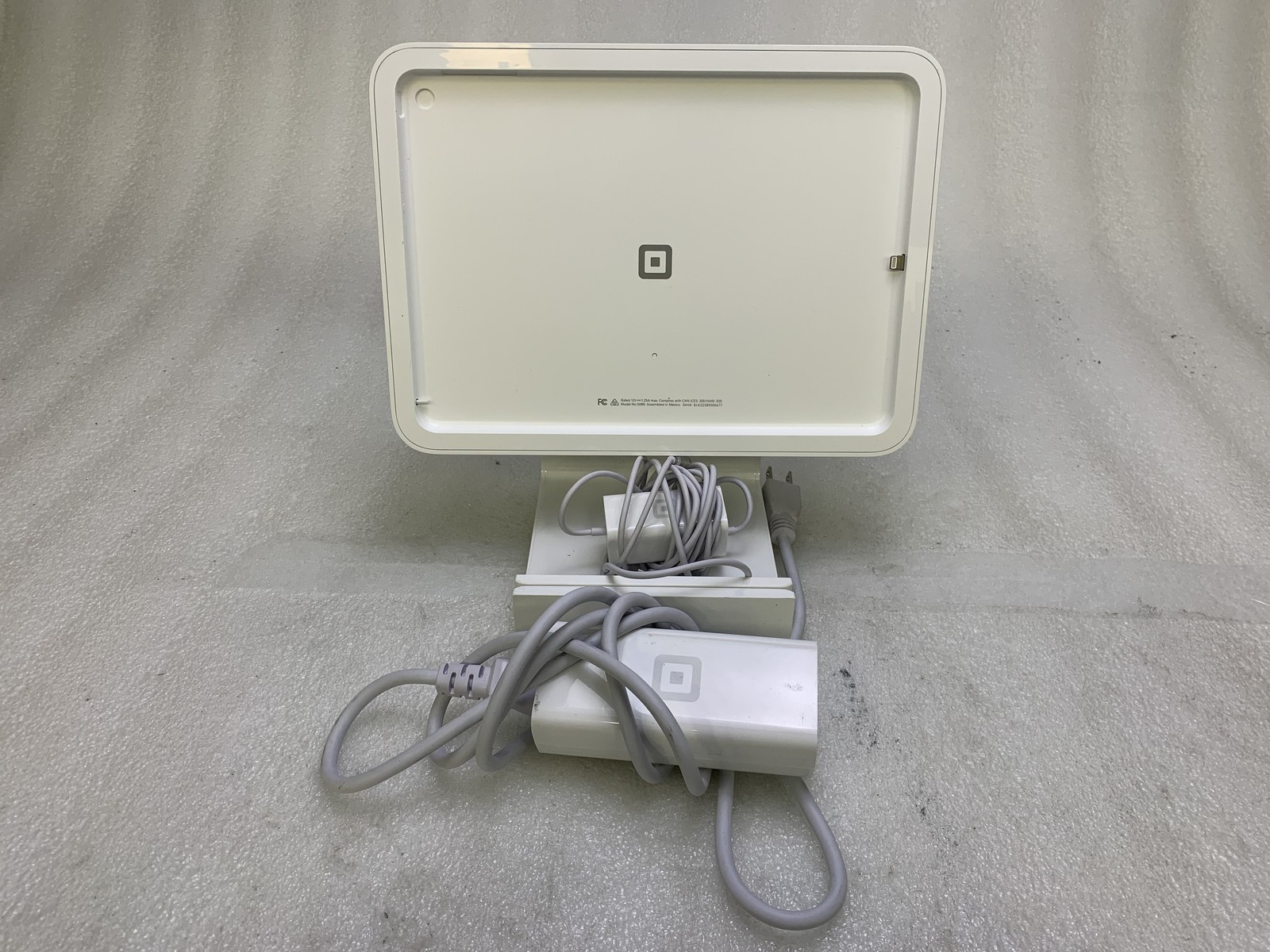 Square S089 Dock WORKS POS Stand for 9.7″ iPad Power Cable USB Hub Card Reader