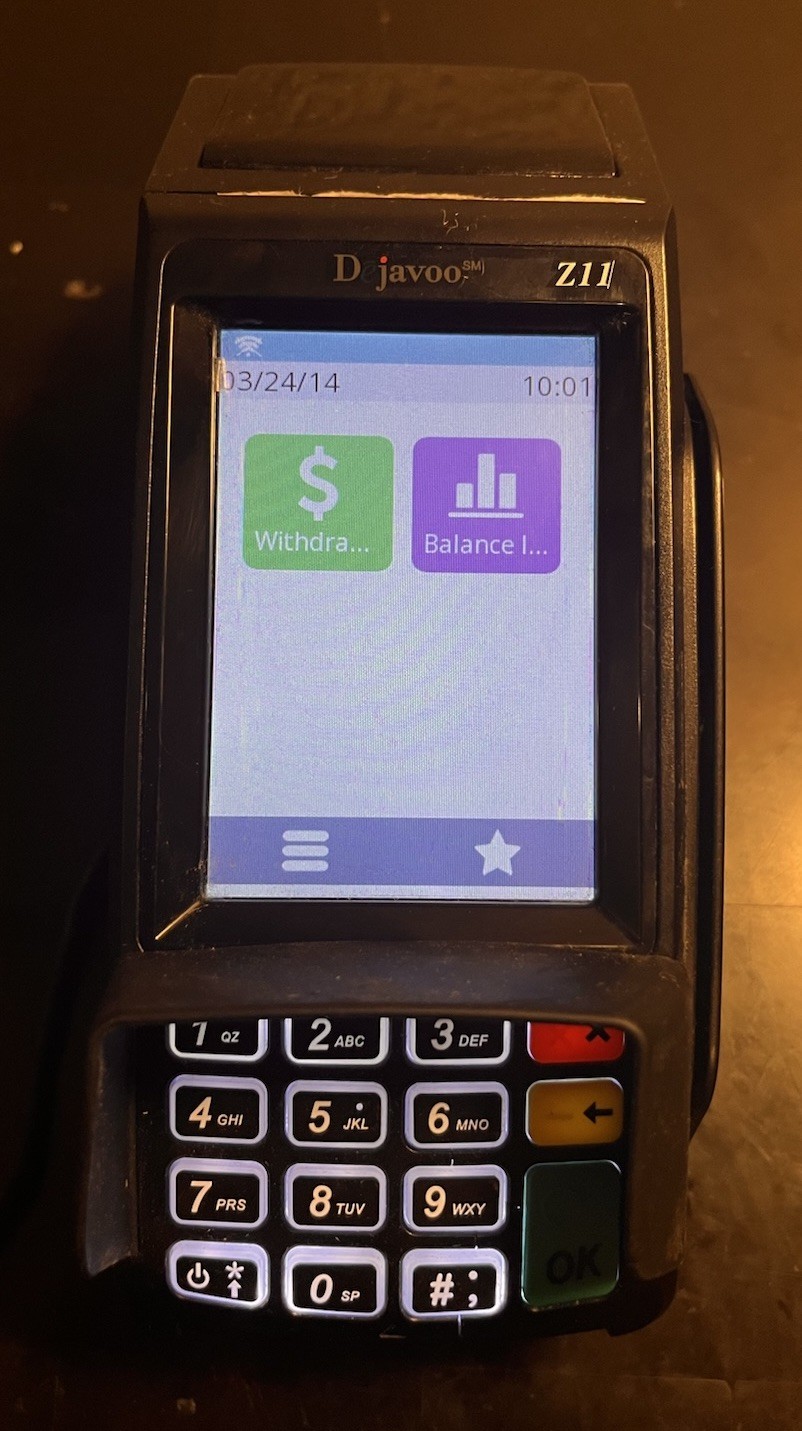 Dejavoo Z11 WiFi Touch Screen Credit Card Machine Terminal Locked VEGA3000