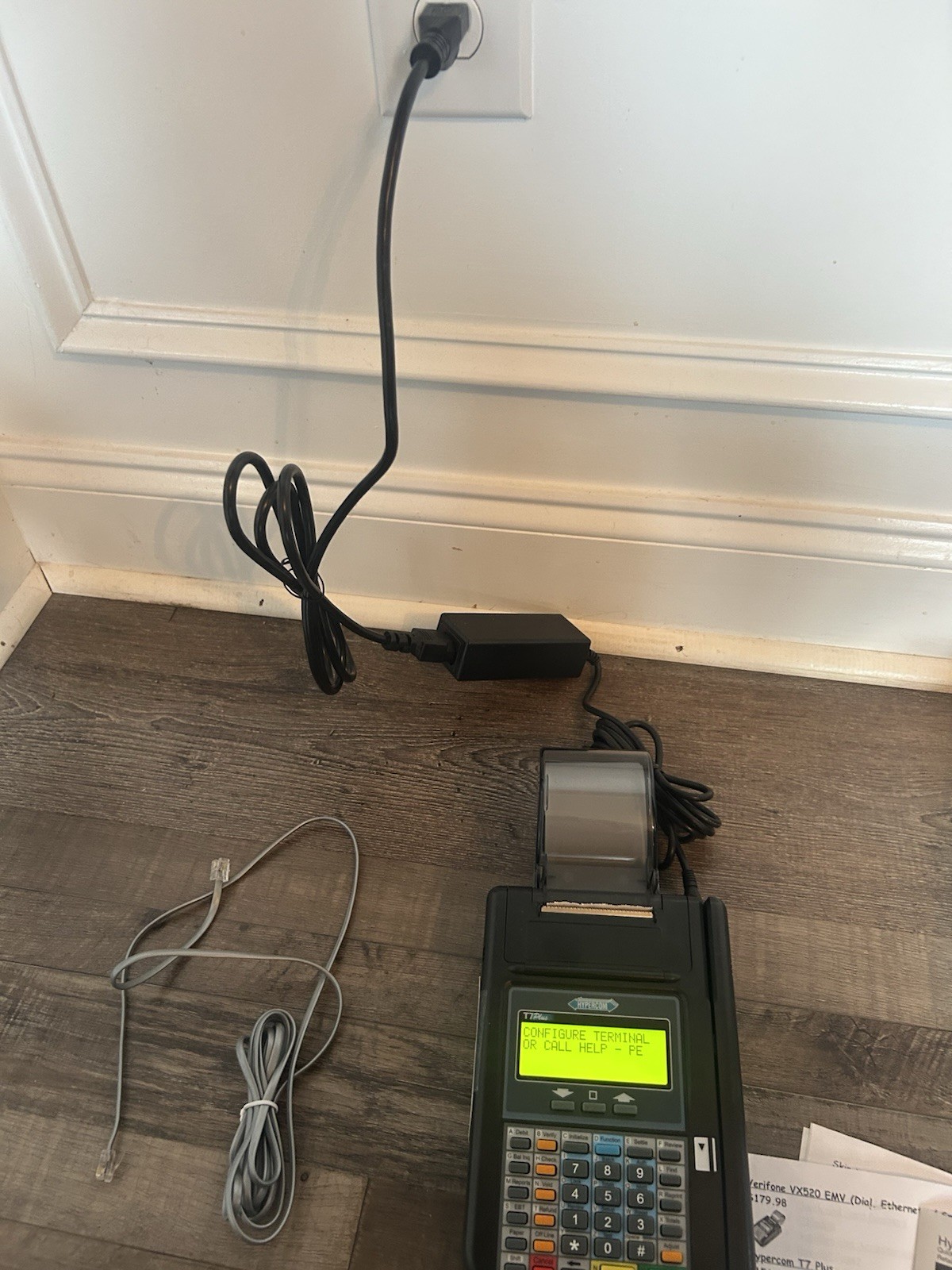 HYPERCOM T7 PLUS SERIES credit card machine