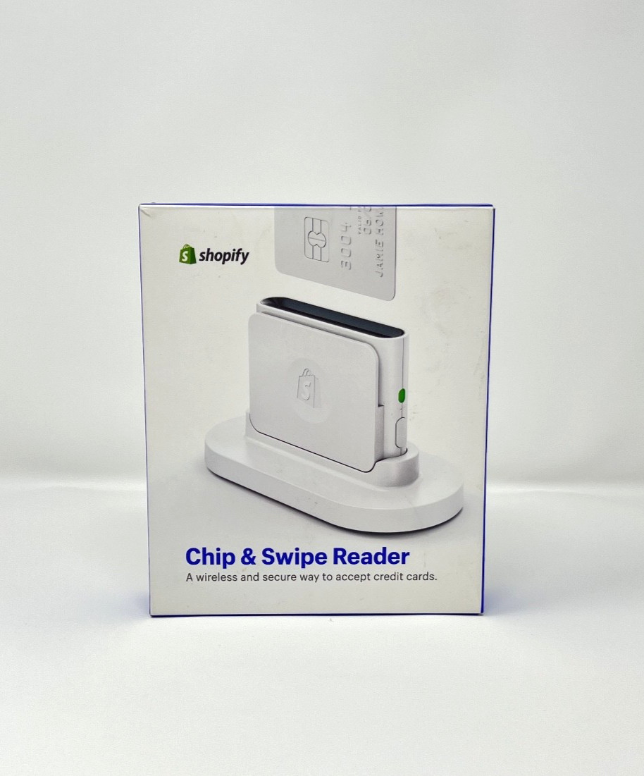 Shopify Chip & Swipe Reader Credit & Debit Cards Model S1701 Wireless White