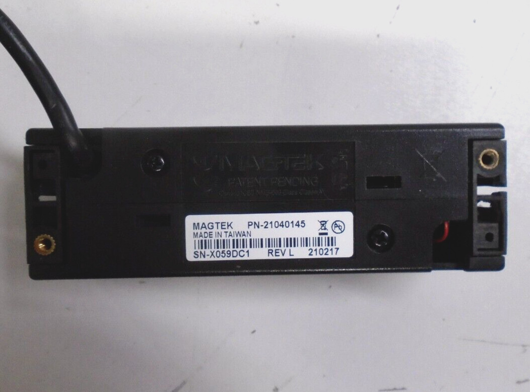 MAGTEK SureSwipe Magnetic Strip Dual Head Card Reader | PN 21040145 | 3-Track