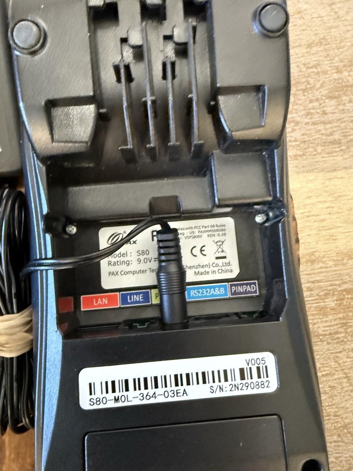*UNLOCKED* ~ PAX S80 ~ EMV NFC ~ Credit Card Machine ~ Lot Of 2 W/ 1 Power Cord