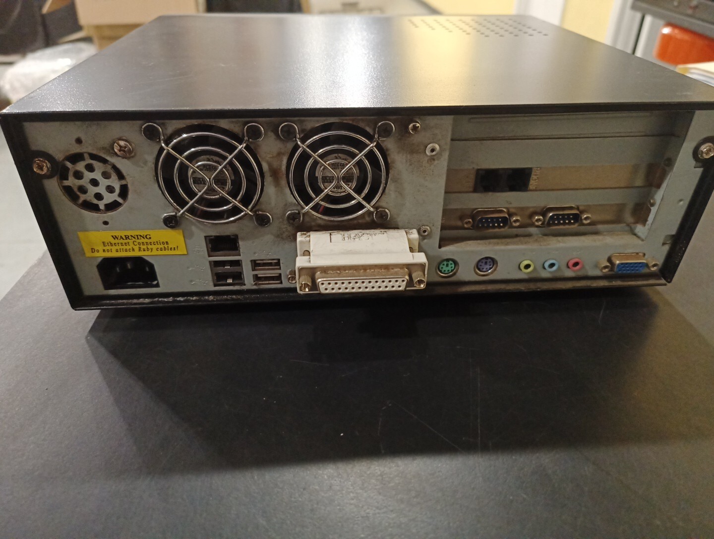 v950 VeriFone Ruby Sapphire P158-100-04 Rev D with DVD, used with warranty