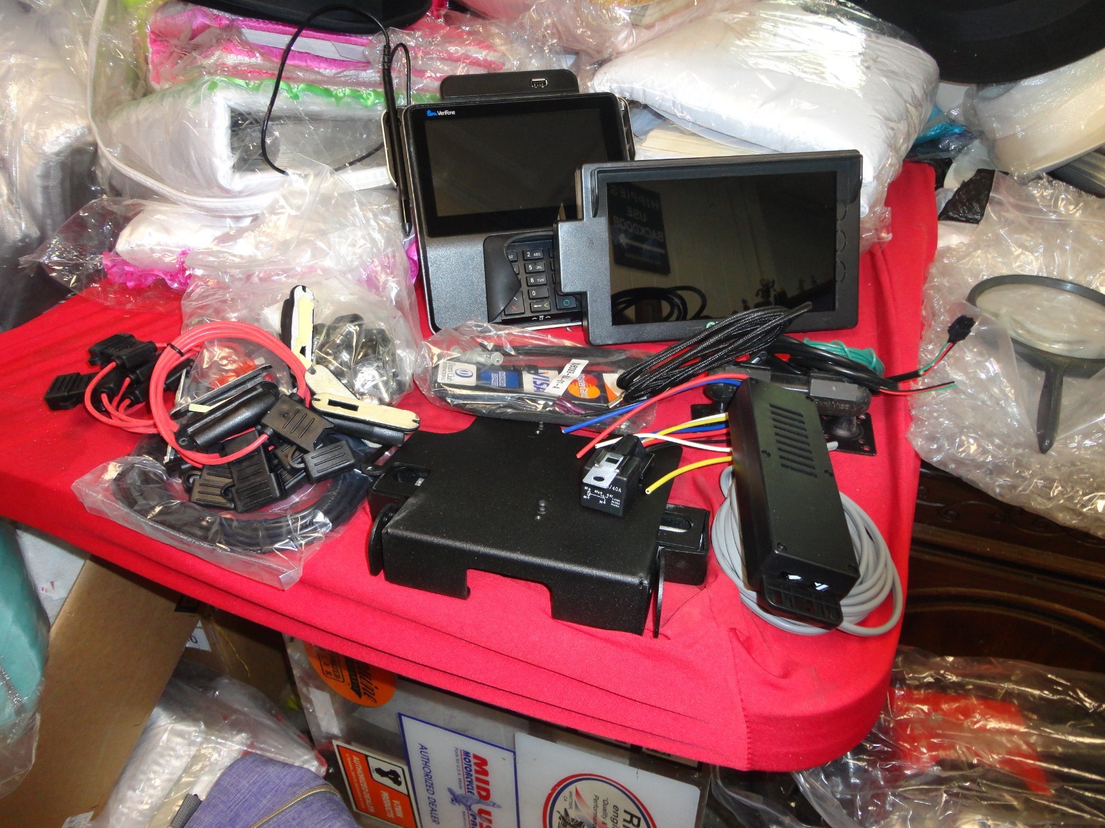 Verifone MX925 Payment Terminal – CURB SM-T227U ALL WIRING AND PARTS ALL NEW