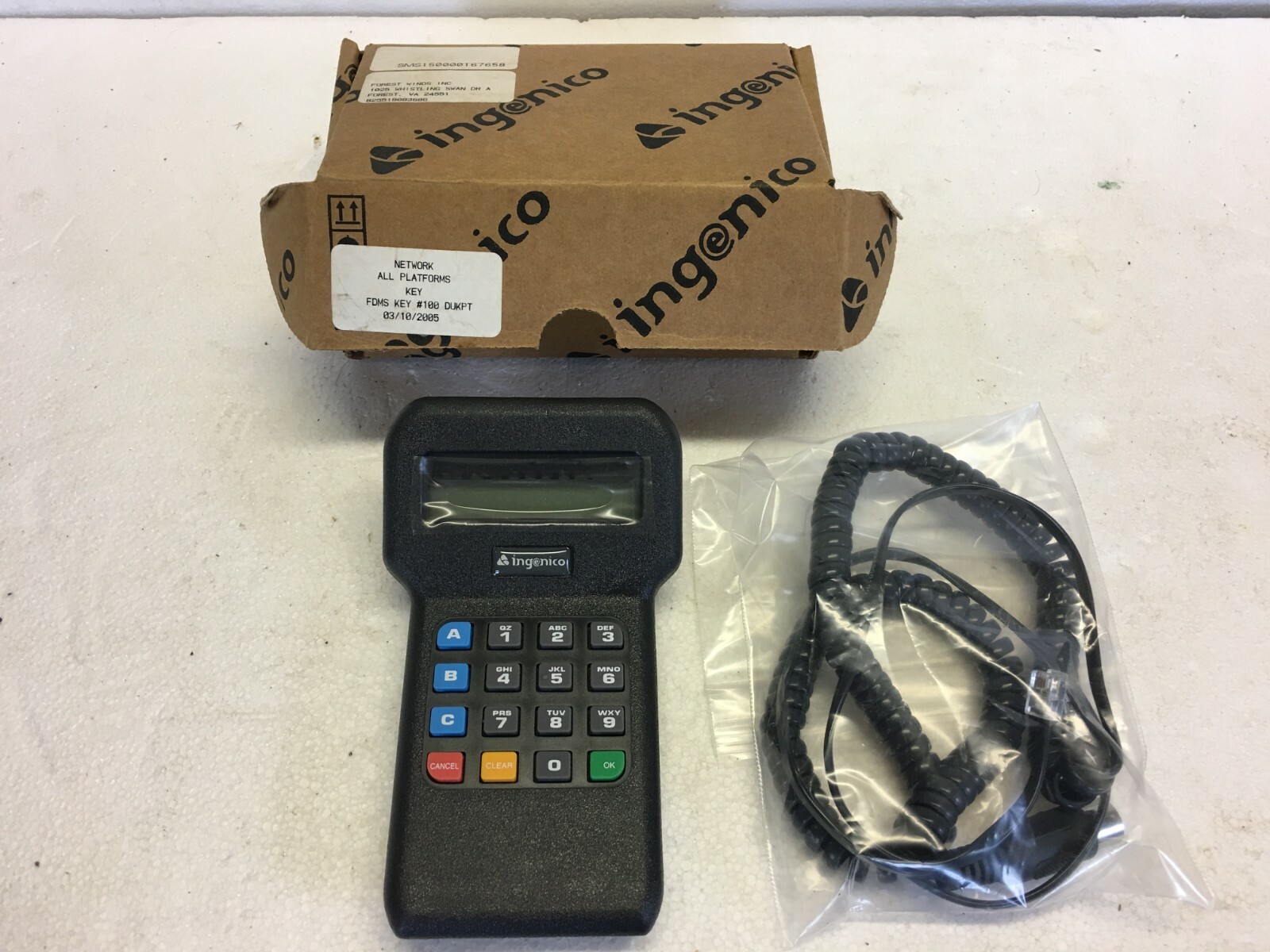 eN-Crypt 100 RS232 V2.61 Retail POS Credit Card Pin Pad
