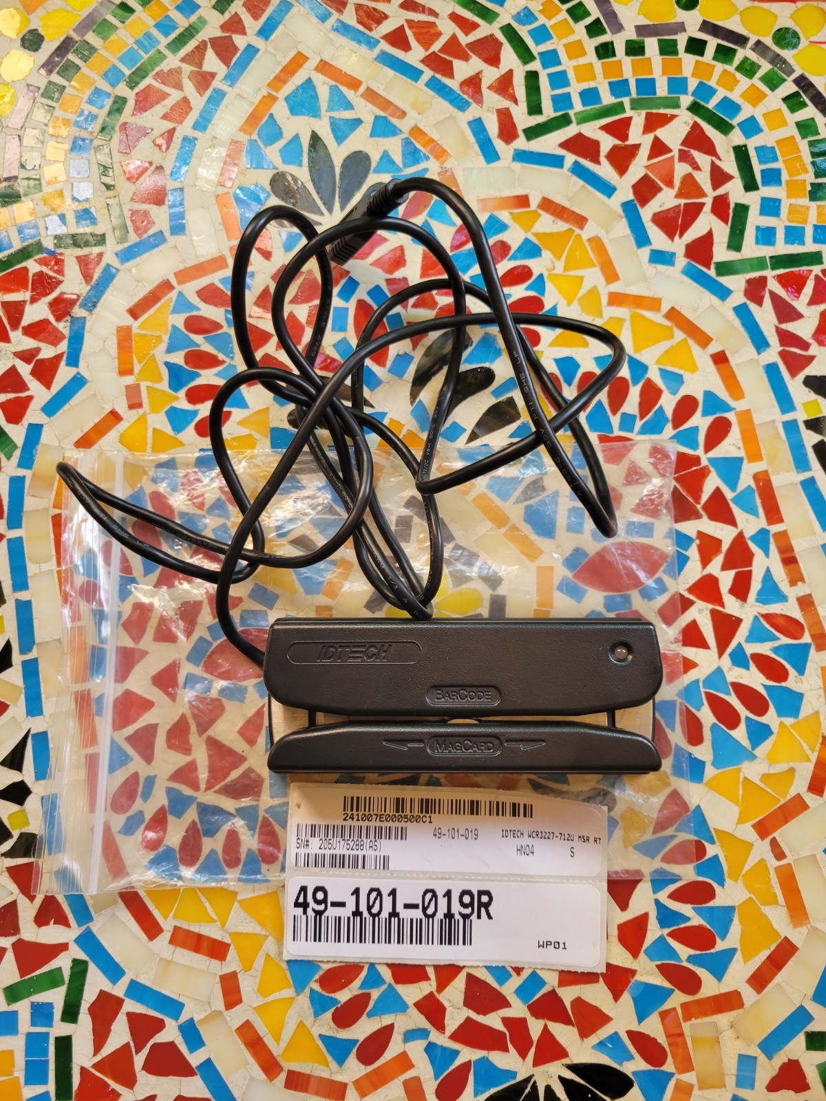 WCR3227-712U – ID TECH Omni WCR32 Magnetic Stripe Reader – Dual Track – 60 in/s