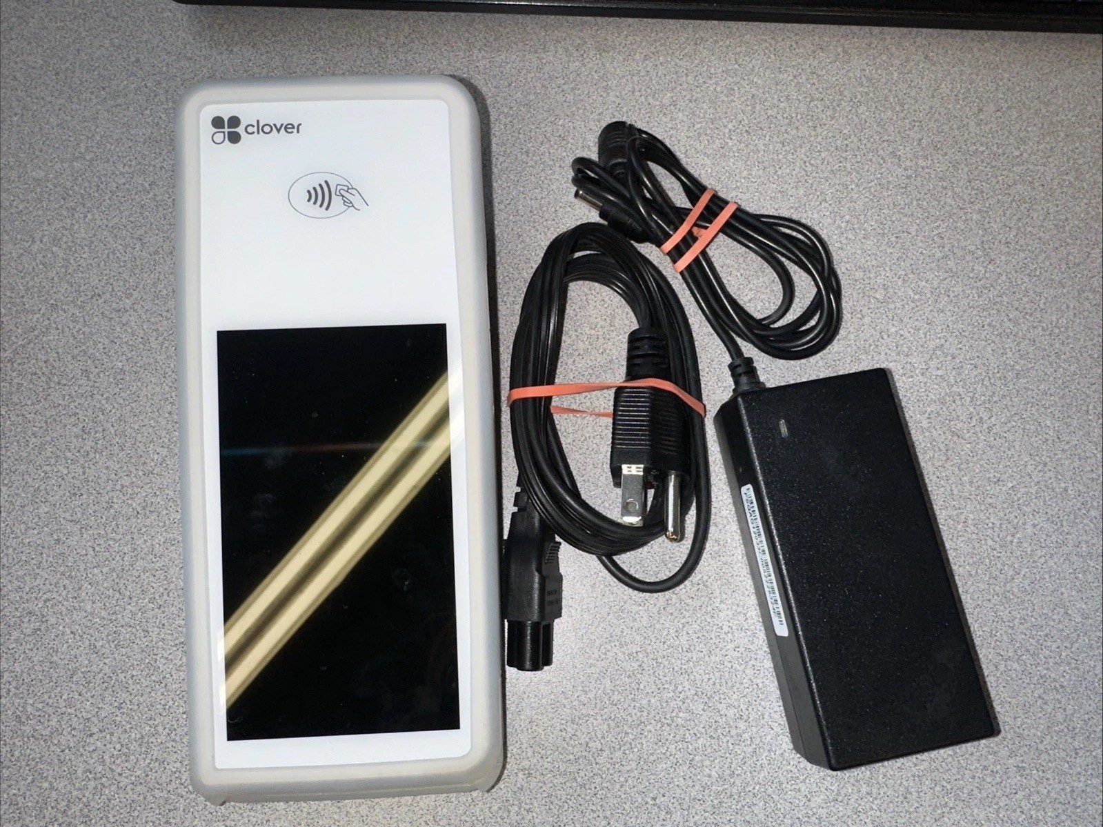 Clover C403 Flex Wireless Credit Card Processor Terminal Charging Station