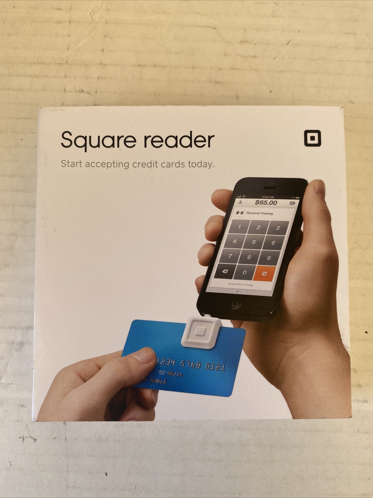 NEW! Square Credit Card Reader + $10 Credit Apple iPhone iPad Android