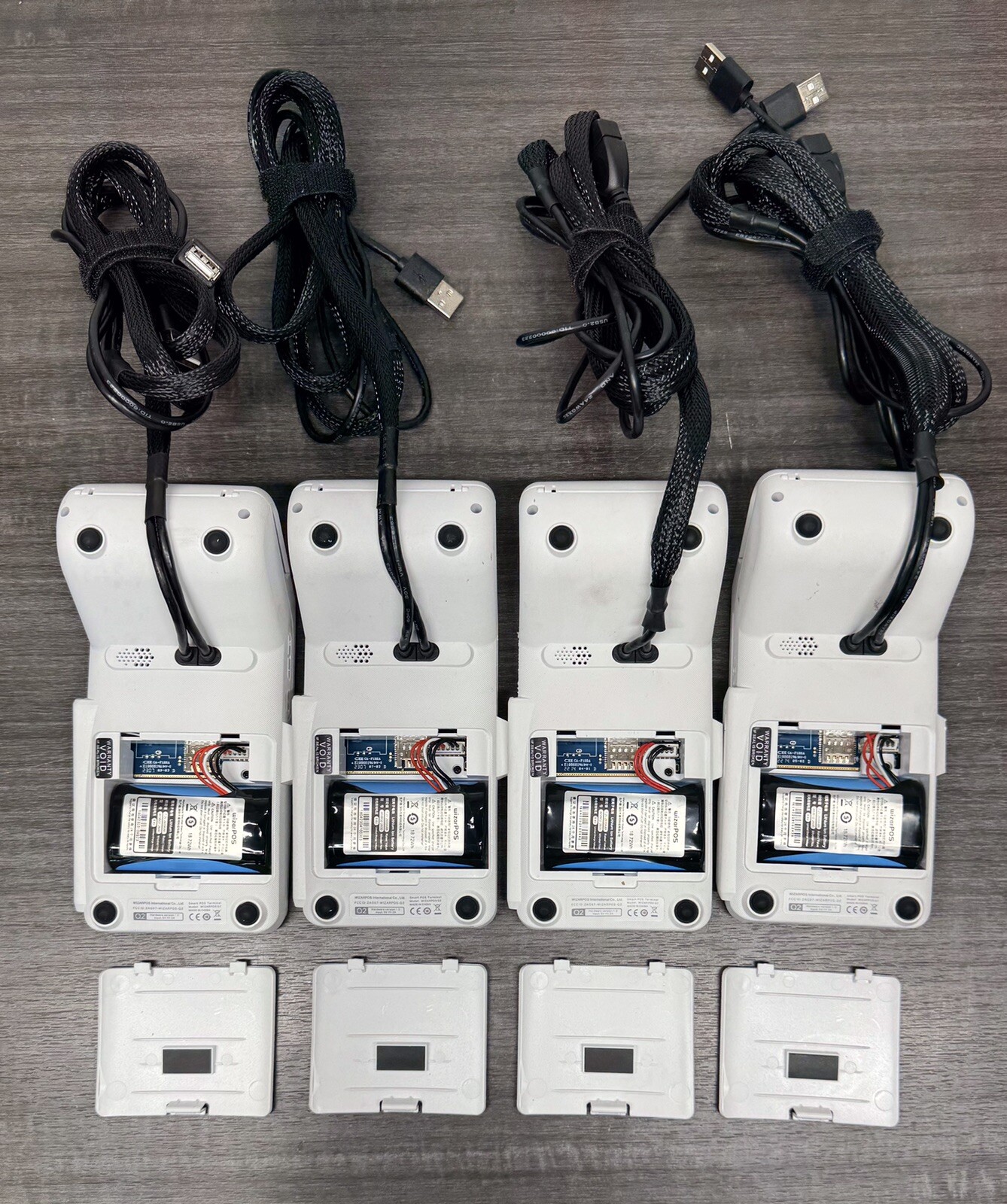 WIZARPOS Q2 Smart POS Terminal *LOT OF 4* #TL-876
