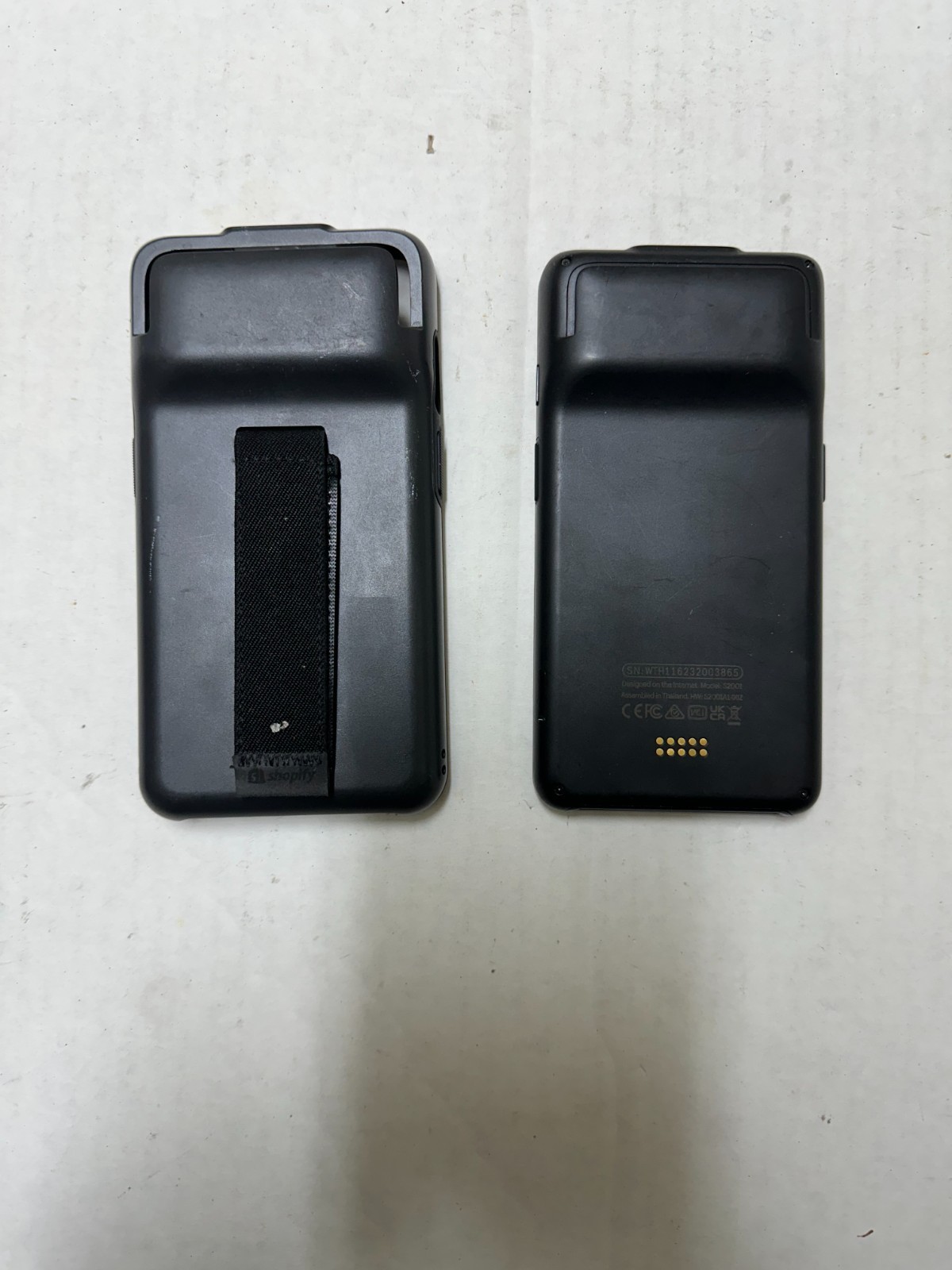 Shopify GO S2001 Handheld Portable Card Reader & Barcode Scanner FOR PARTS ONLY