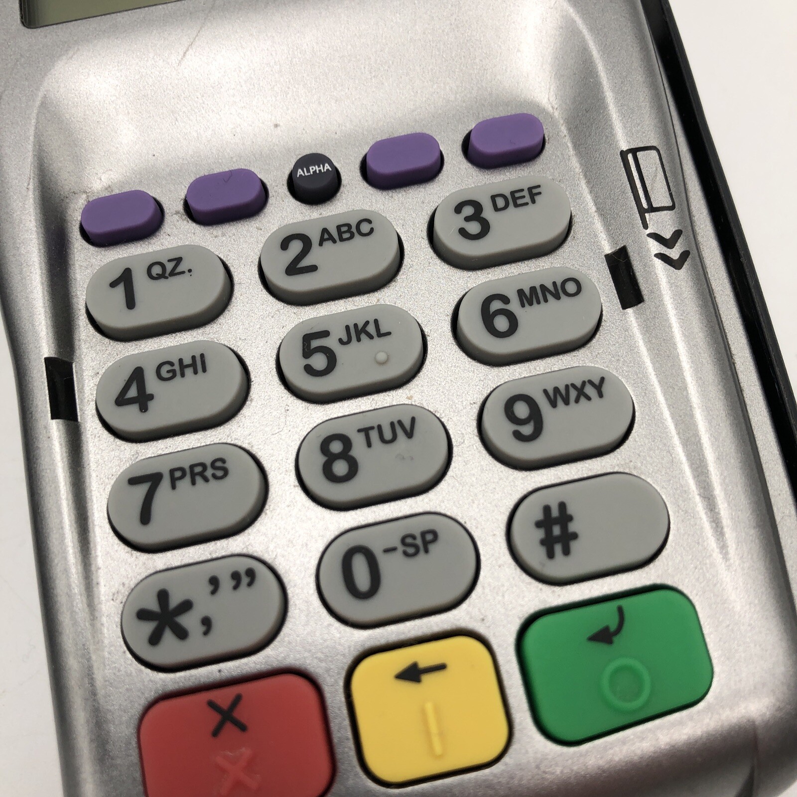 Verifone VX805 CTLS Credit Card Terminal Machine w/8 Pin Cord REPAIR READ