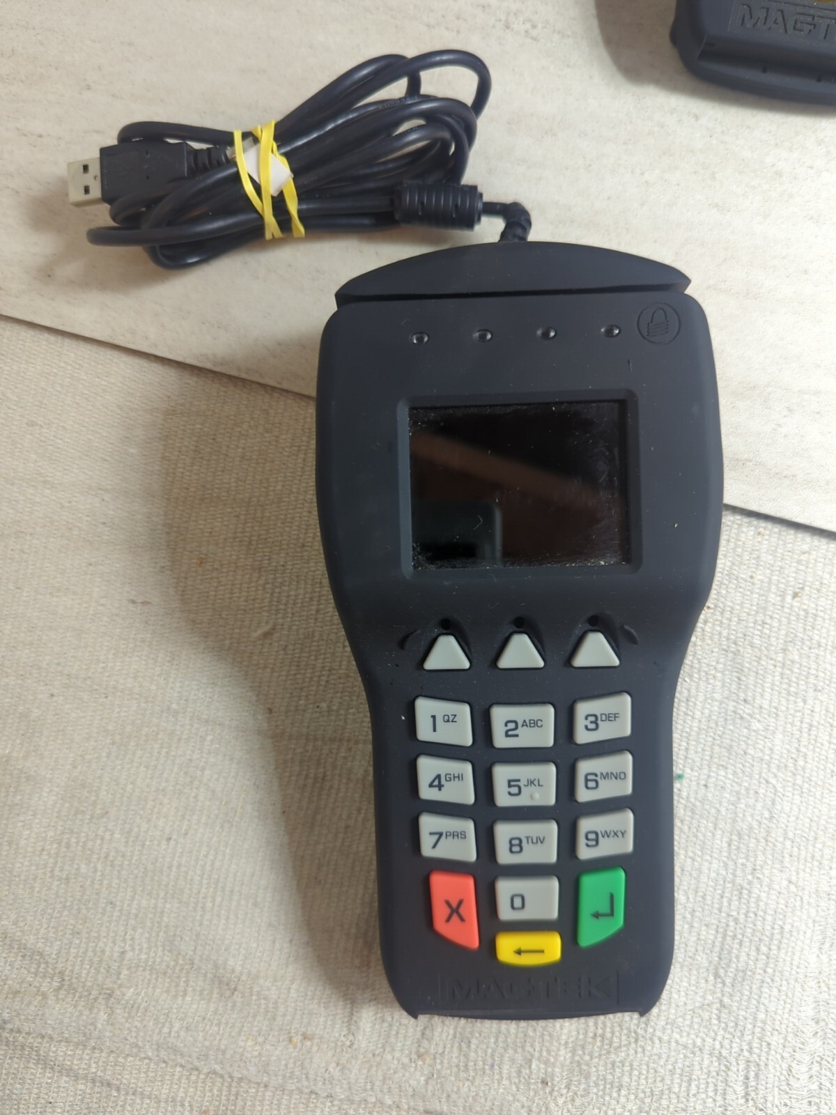 MagTek Dynapro 30056001 Payment Terminal Credit Card Reader Pin Pad Working EUC