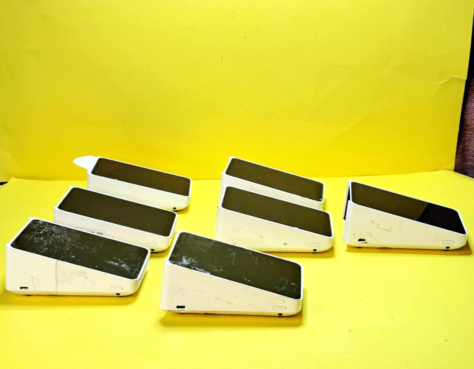 ⚡LOT OF 7x CRACKED SCREENS⚡SQUARE TERMINAL SPD2-01-A POS CARD READER ALL-IN-ONE⚡