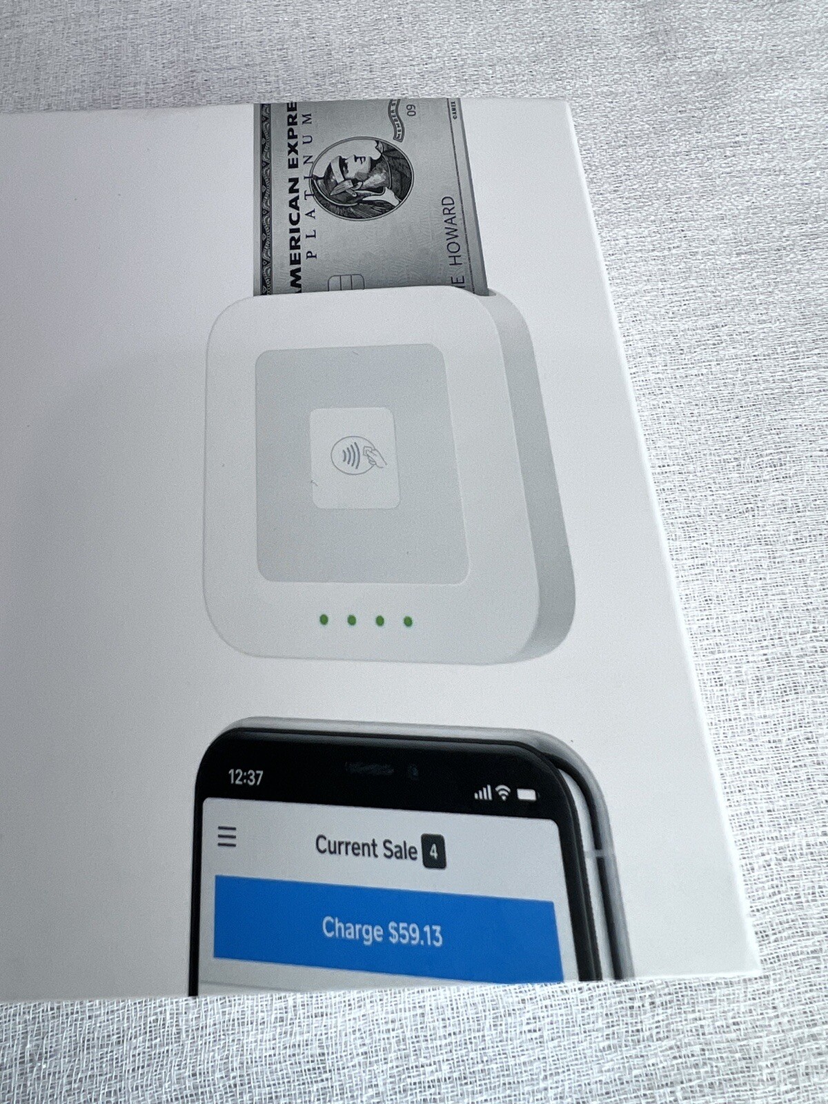 Square – Reader for contactless and chip – White
