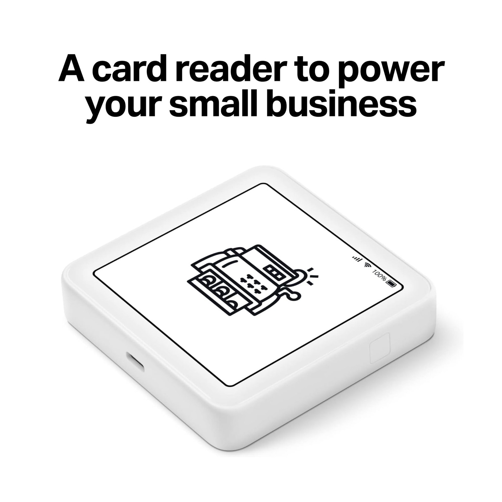 Sumup Solo Credit Card Payment Card Reader Charging Station. Full Touch-Screen