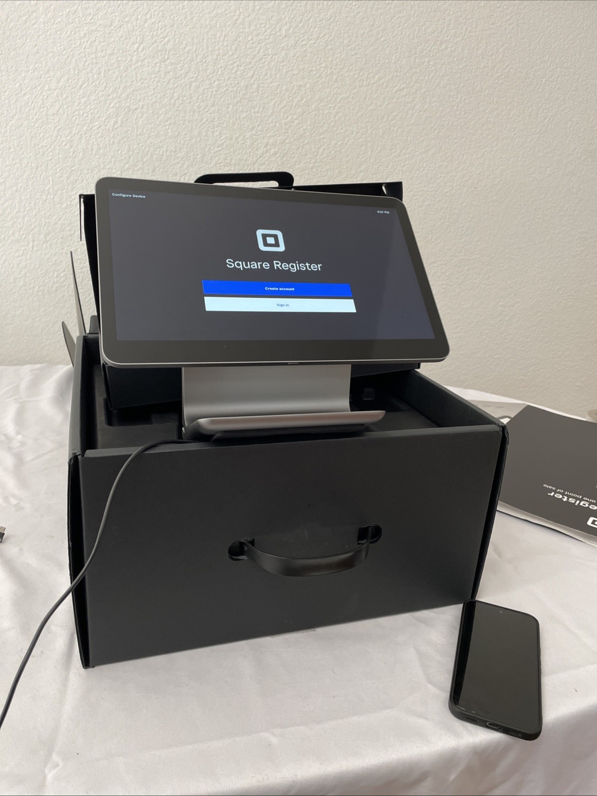 Square Register A-SKU-0665-A1 POS System – Black