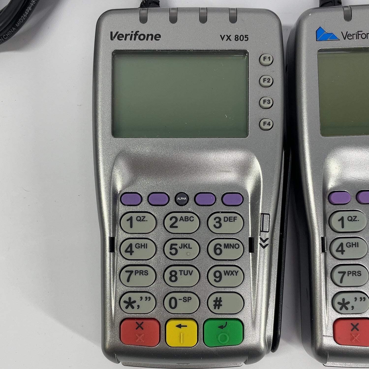 Verifone VX805 CTLS Credit Card Reader Slide & Chip Lot of 5