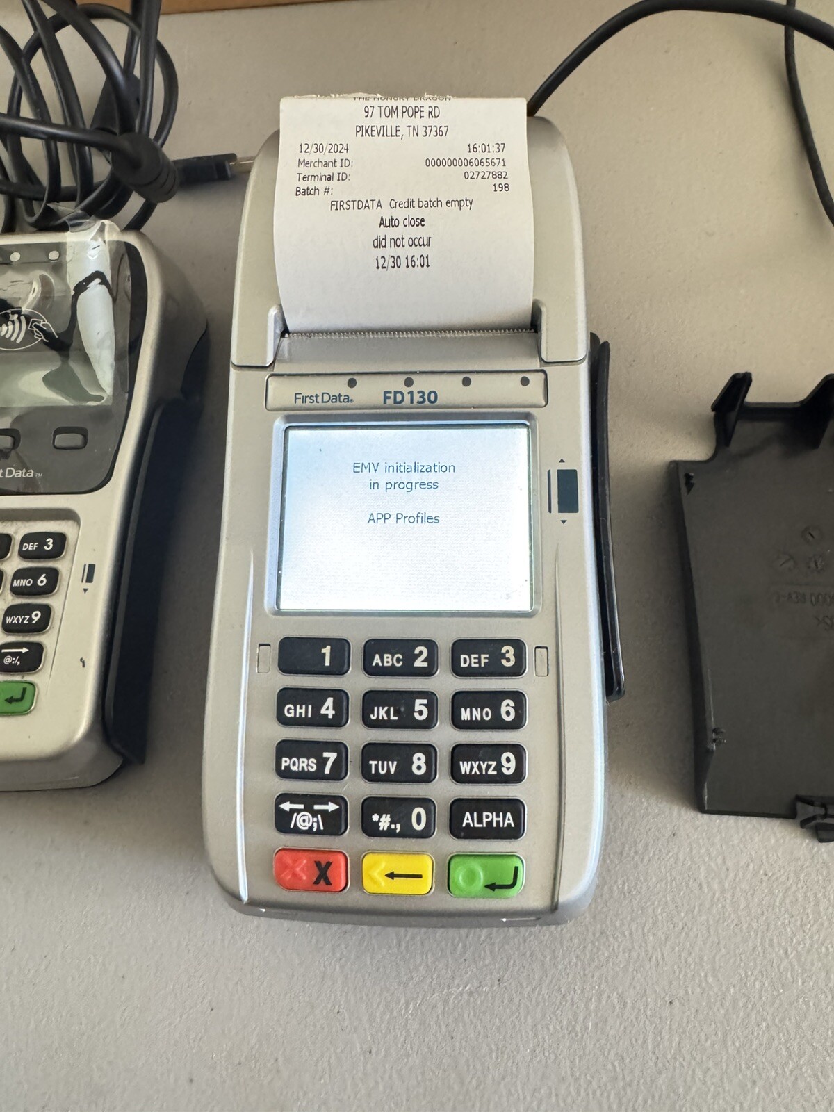 First Data FD130 Credit Card Terminal Reader W/ First Data FD-35 Pin Pad