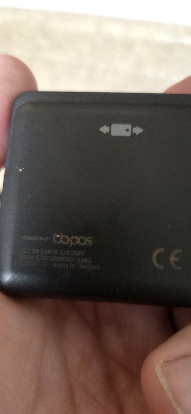 BBPOS Chipper 2X BT Bluetooth Magstrip NFC Card Reader Sold As Is B2