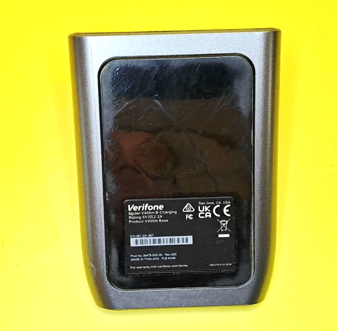 ⚡VERIFONE V400M B-CHARGING BASE DOCK CHARGE-ONLY FOR PORTABLE PAYMENT TERMINAL⚡