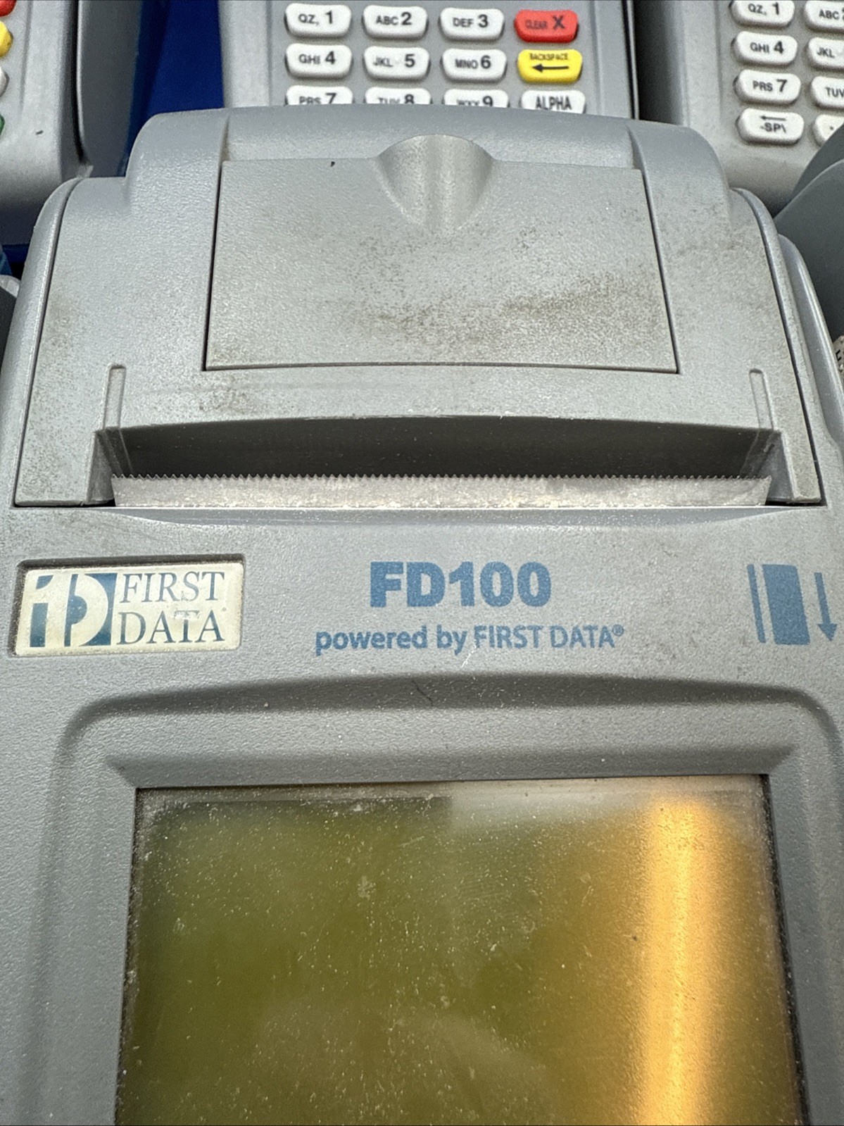 Lot Of 6 First Data FD-100 Credit Card Terminal001078064
