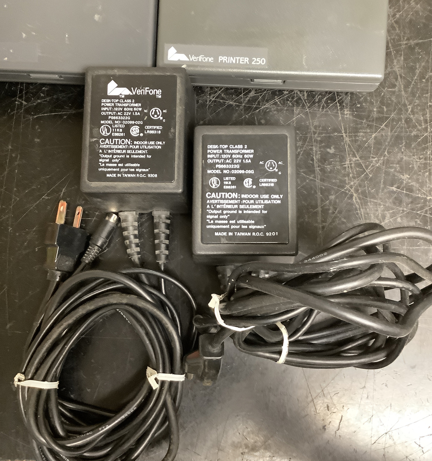 VeriFone Lot | 5 Printers Model 250 | PinPad 1000 | Tranz 330 and Tranz 380