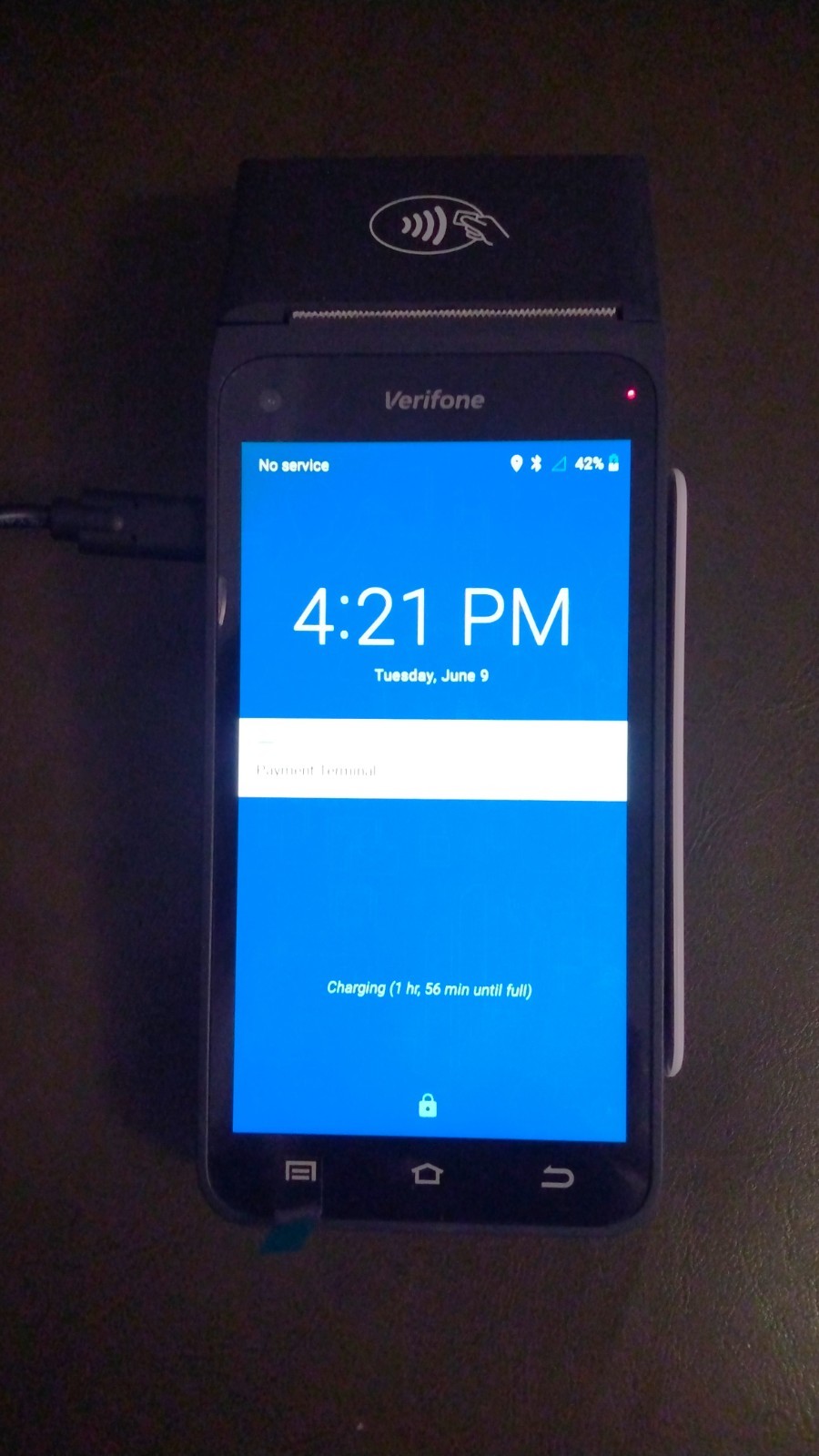 Verifone Model T650P Credit Card Terminal POS Device