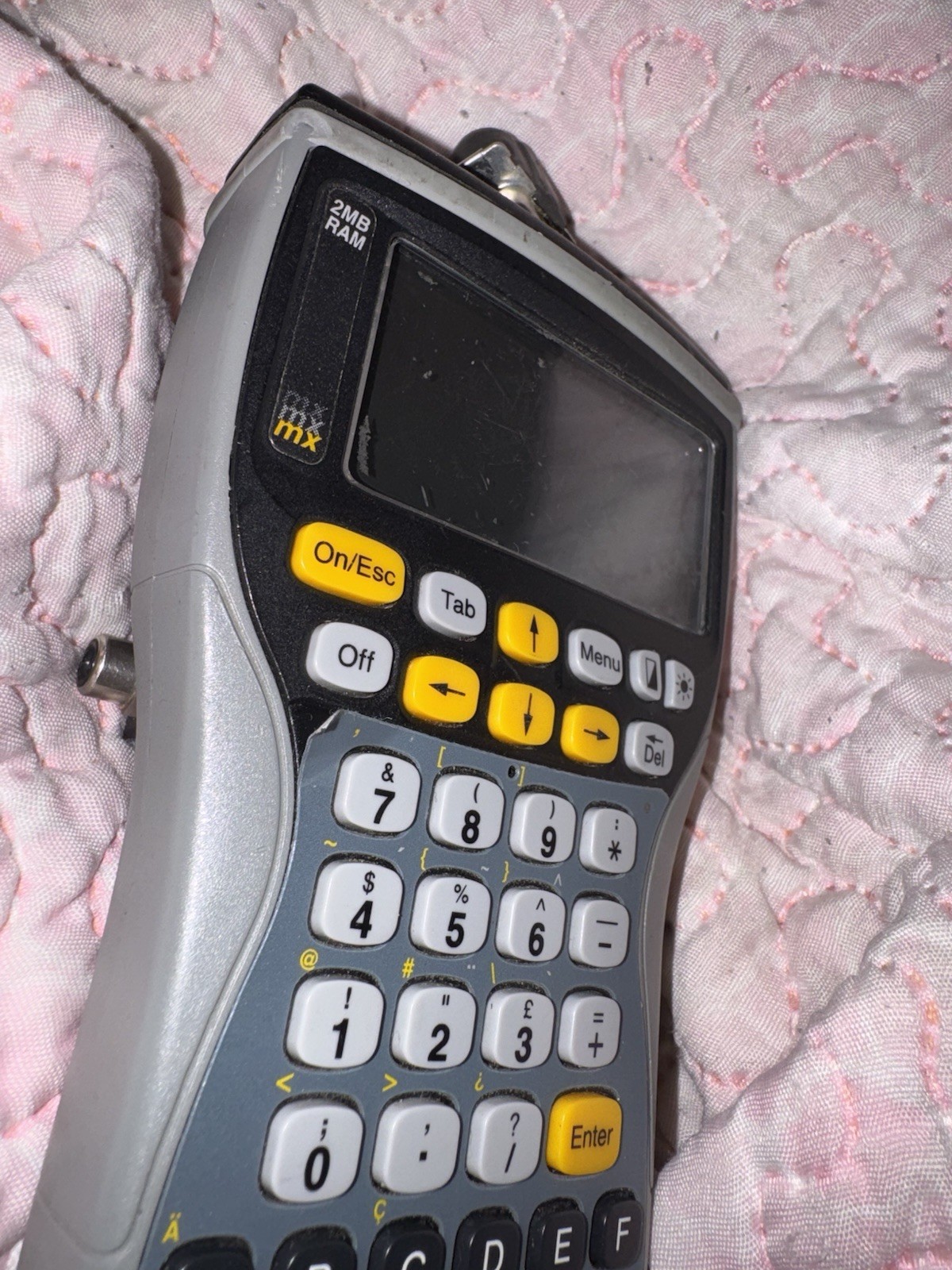 Psion Teklogix Workabout Handheld Terminal RS232 With Hexagram 109-6720B Adapter