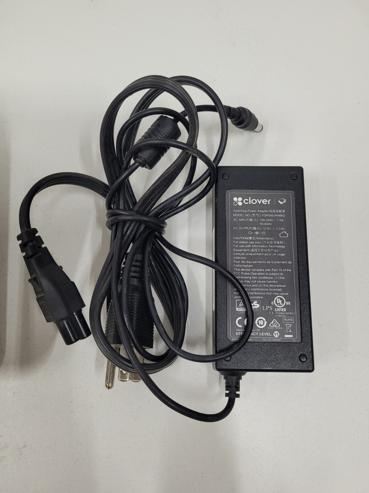 Clover Mini Wi-Fi C300 POS System w/ Triangle Hub & Power Cord